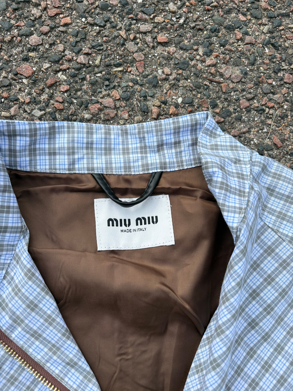 Miu miu striped jacket