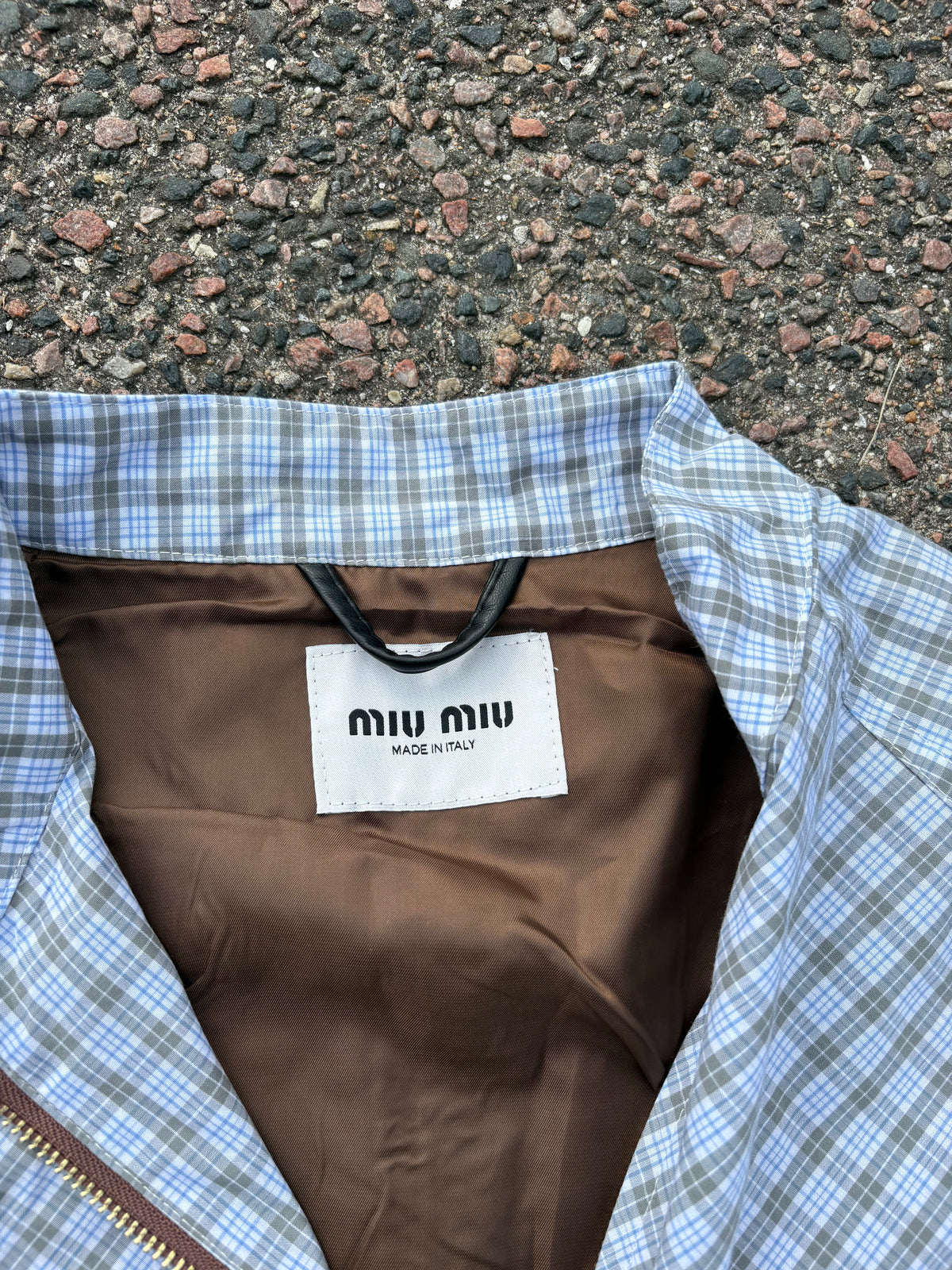 Miu miu striped jacket