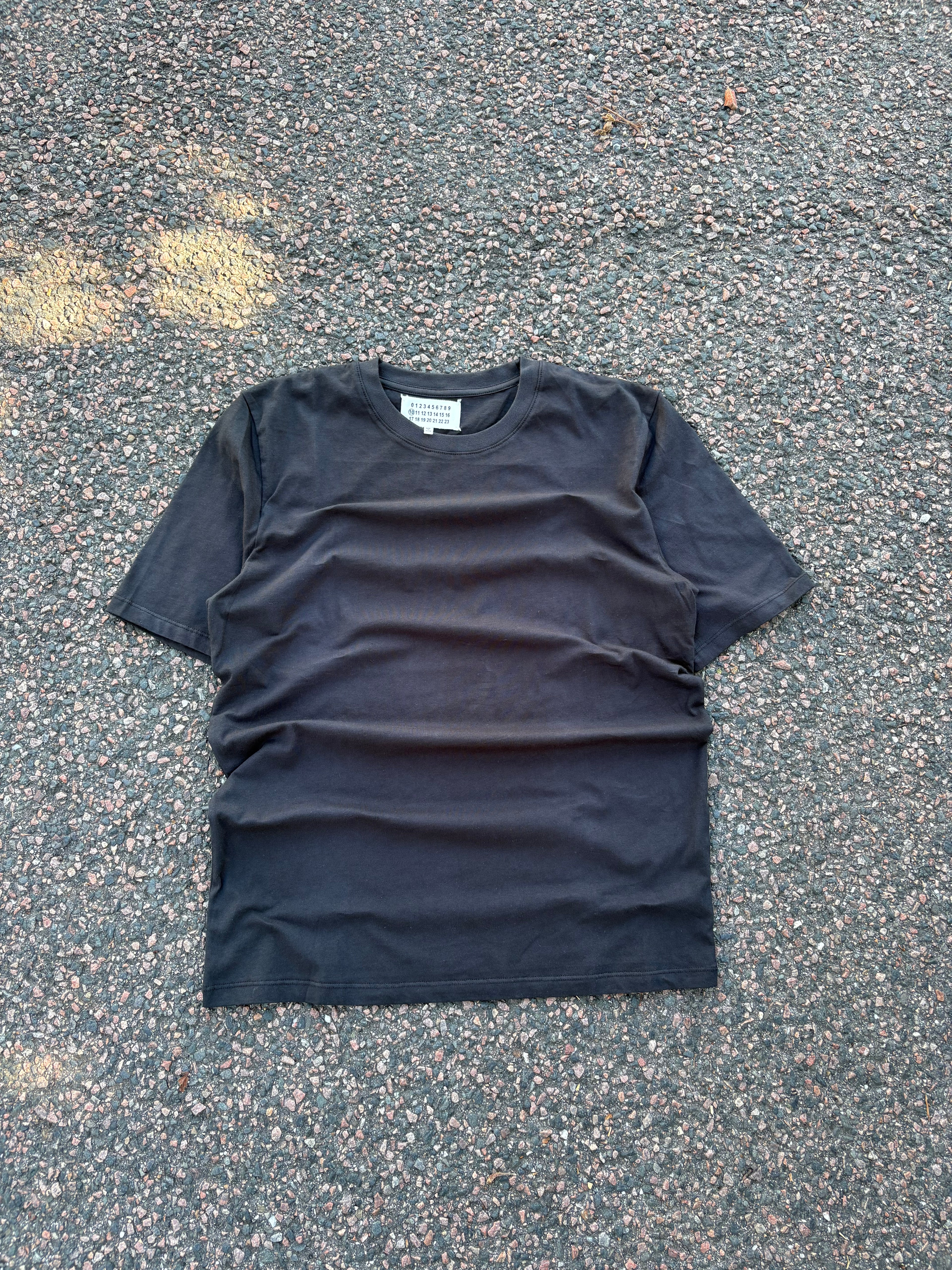 Plain black maison margiela tee