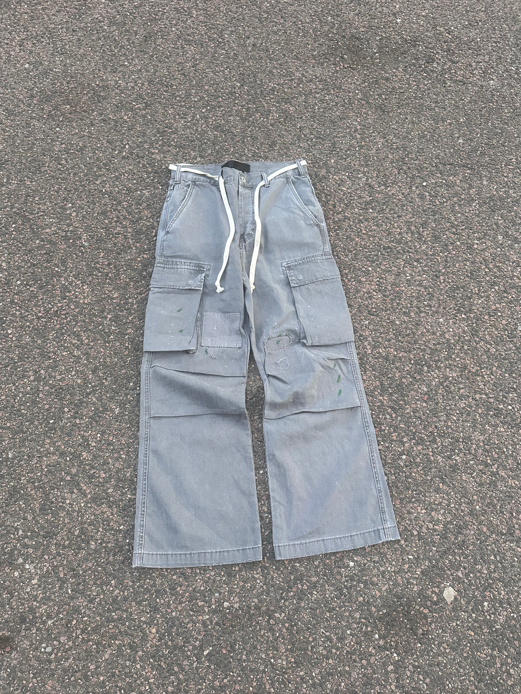 No faith studios gray cargo pants