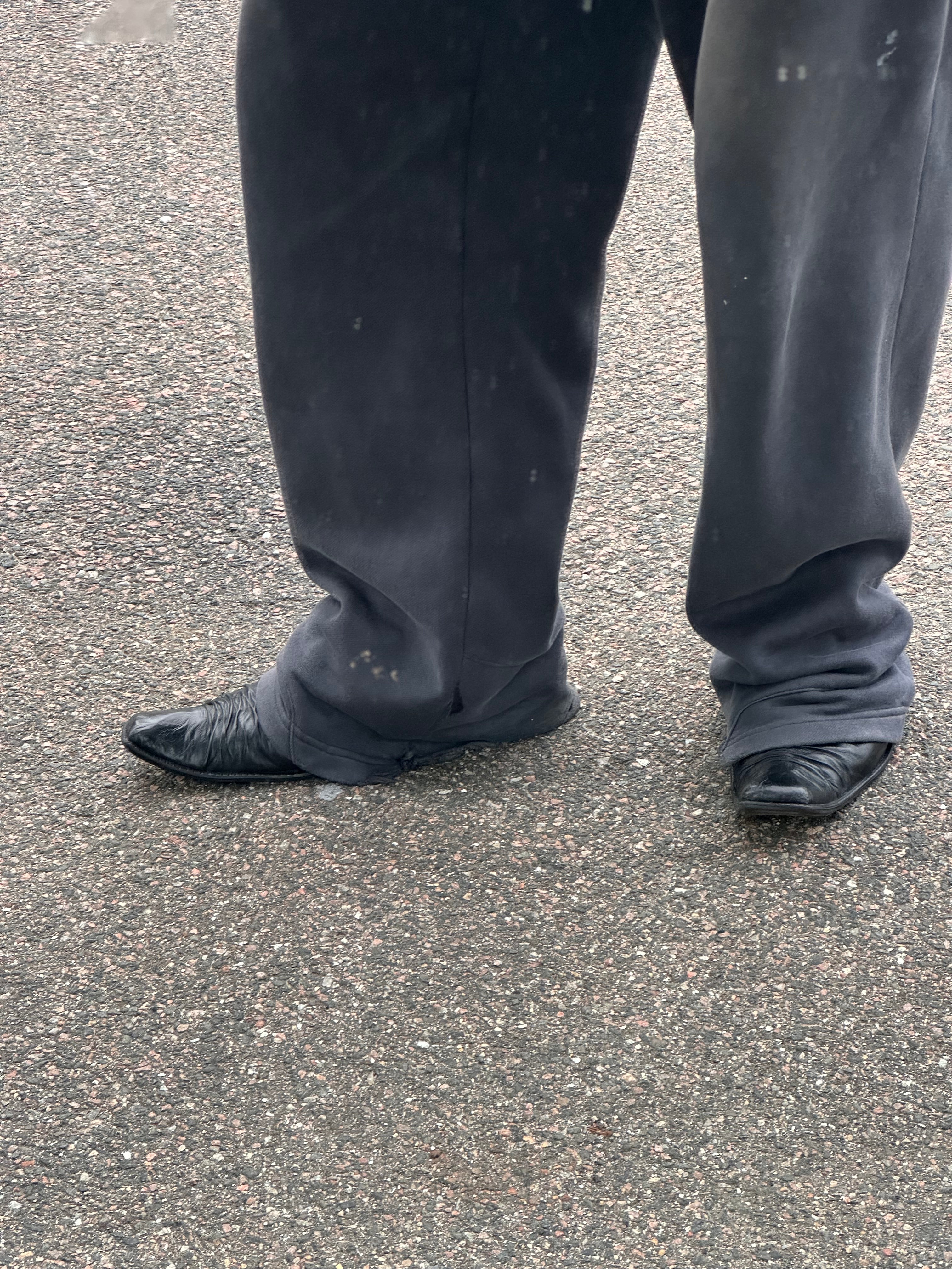 Lanetti Italian black leather shoes