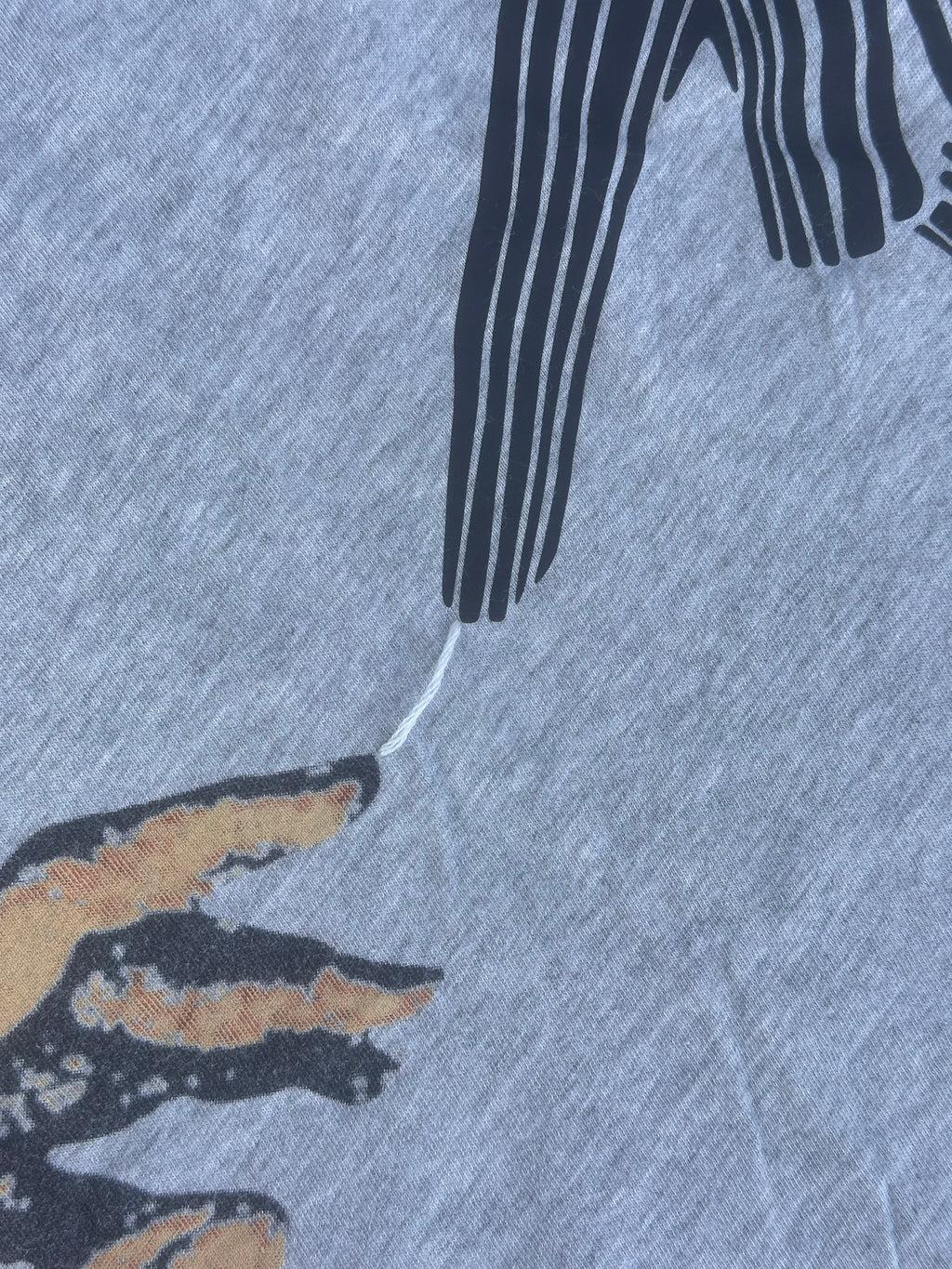 Distressed maison margiela gray T-Shirt
