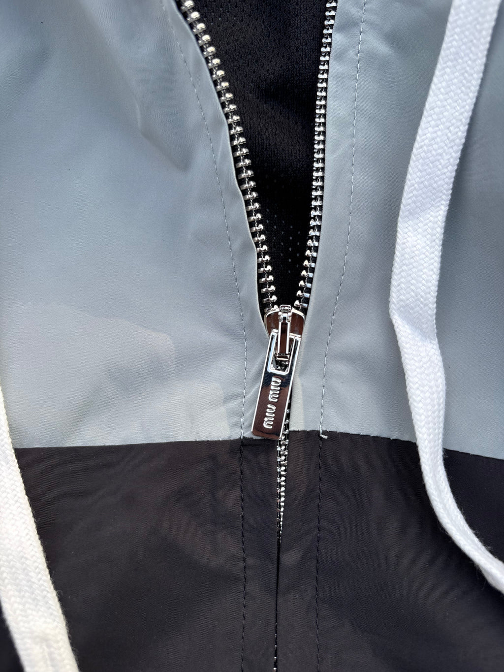 Miu miu Supero track jacket blue/black
