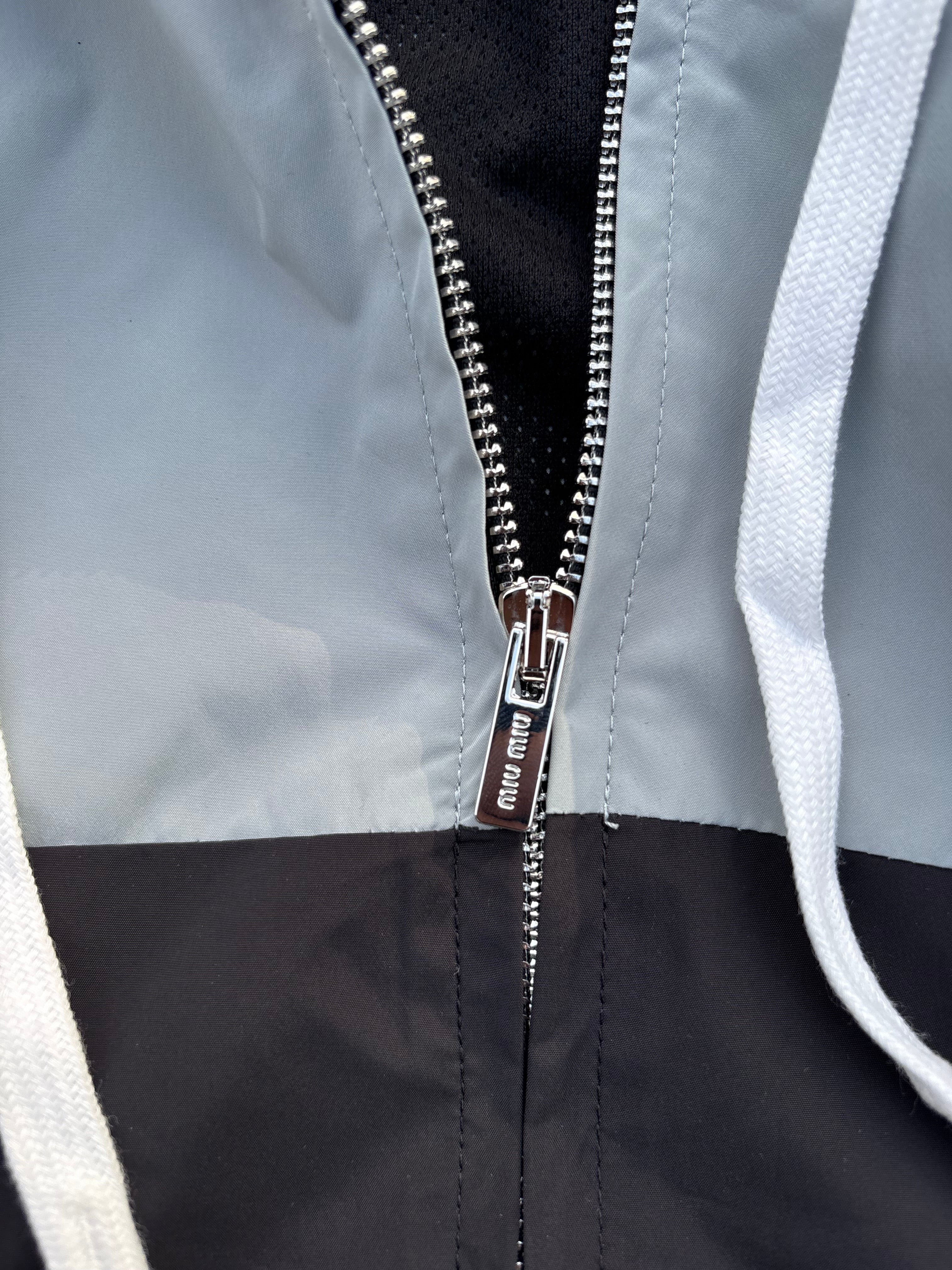 Miu miu Supero track jacket blue/black