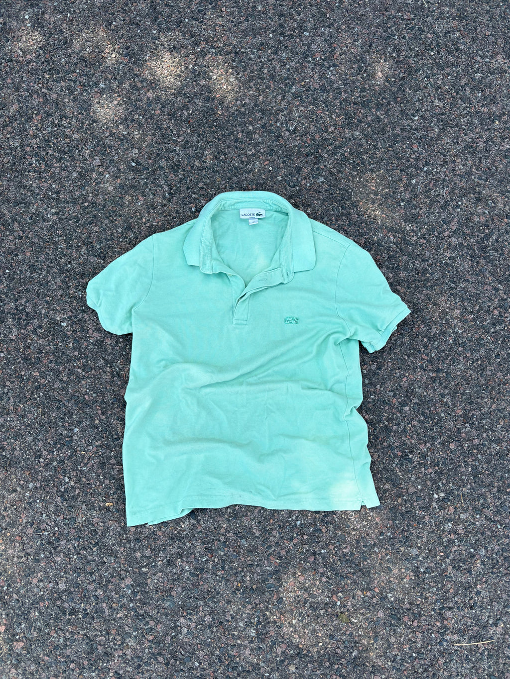 Vintage Mint green Lacoste slim fit polo