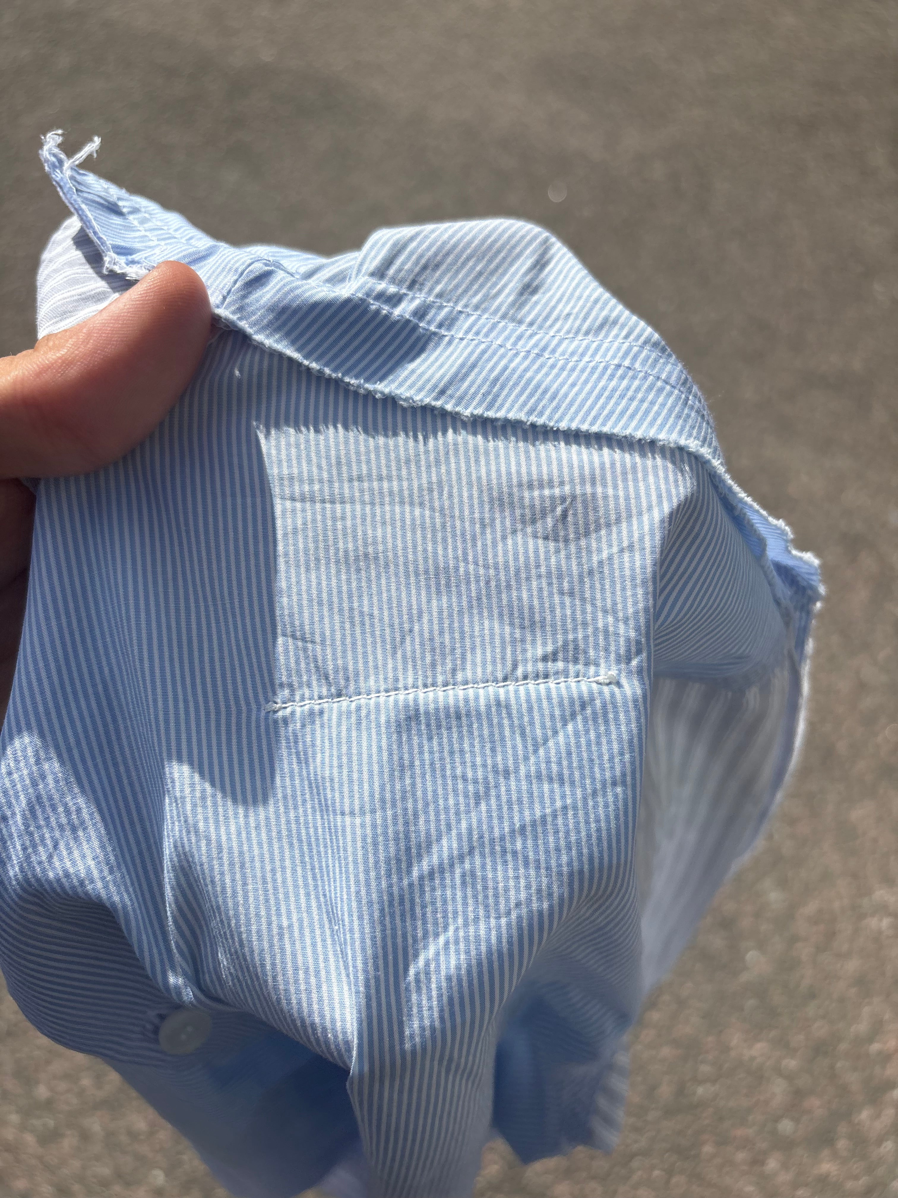 Maison Margiela MM6 deconstructed double sided shirt