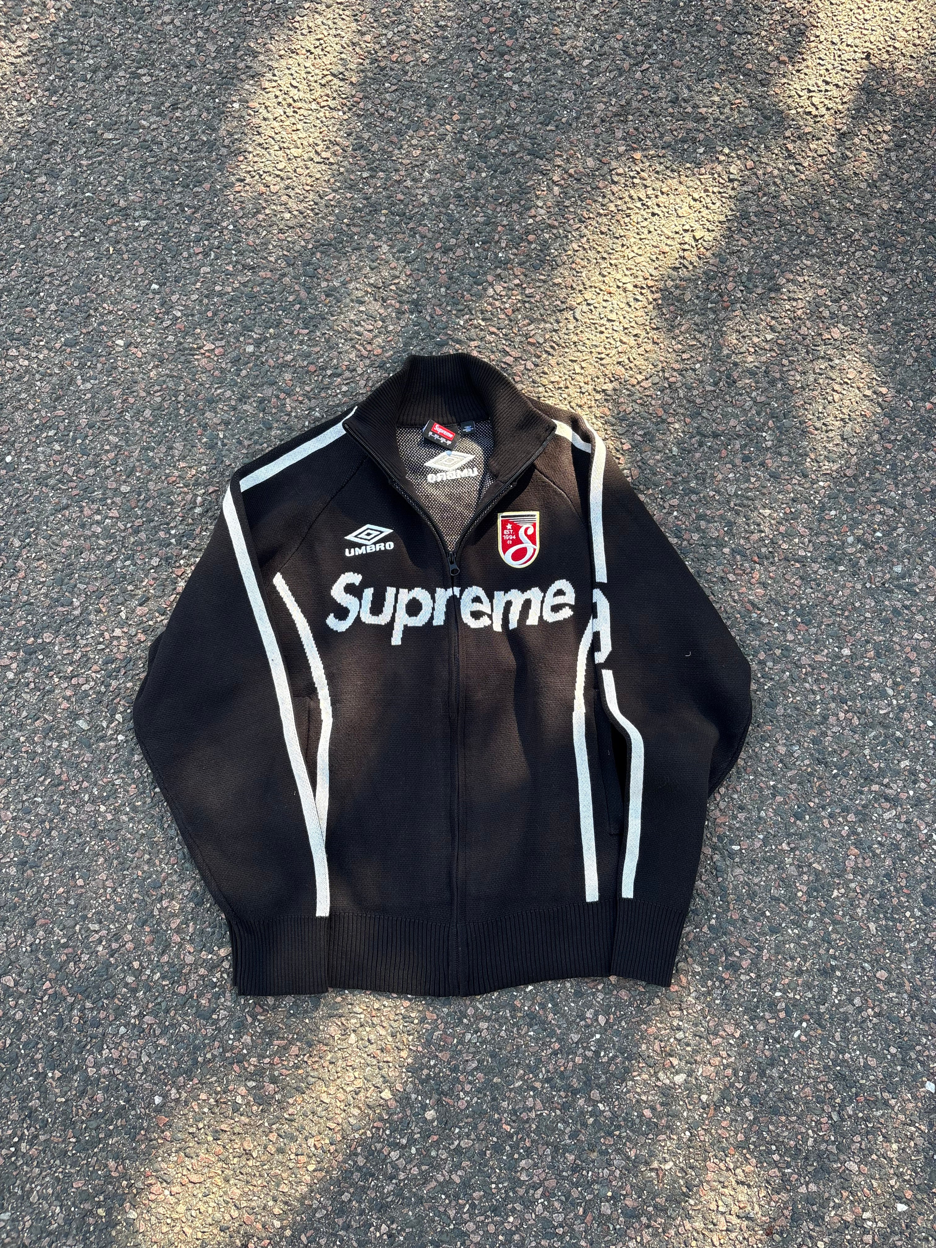 Supreme X Umbro knitted sweater black