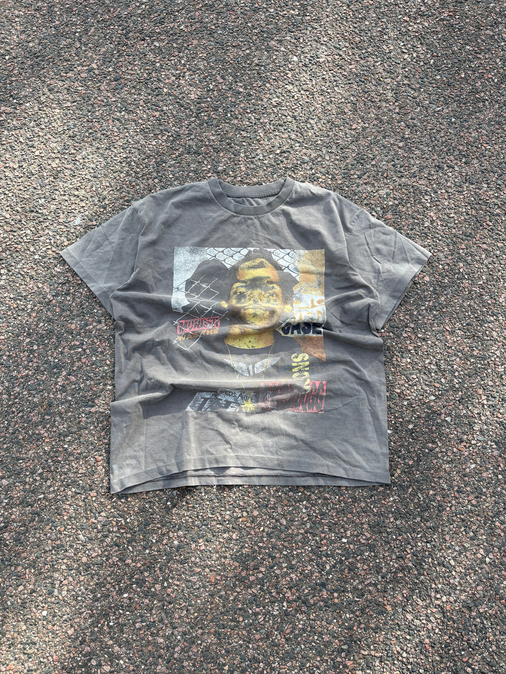 Vintage faded gray snoop dog tee