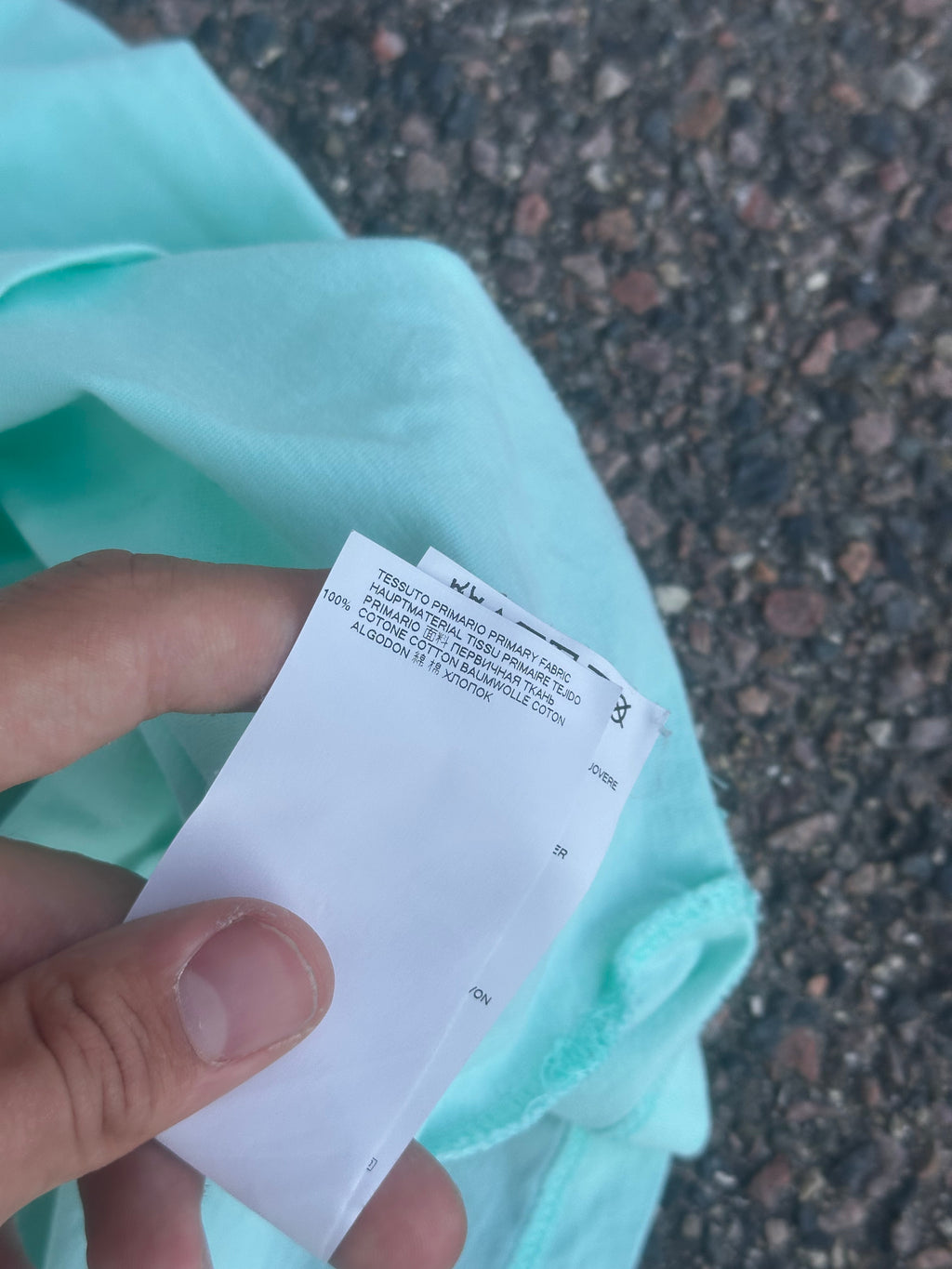 Mint maison margiela plain T-Shirt