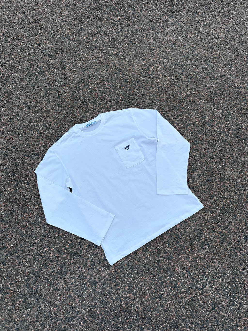 Prada 2025 triangle logo pocket long sleeve (S)