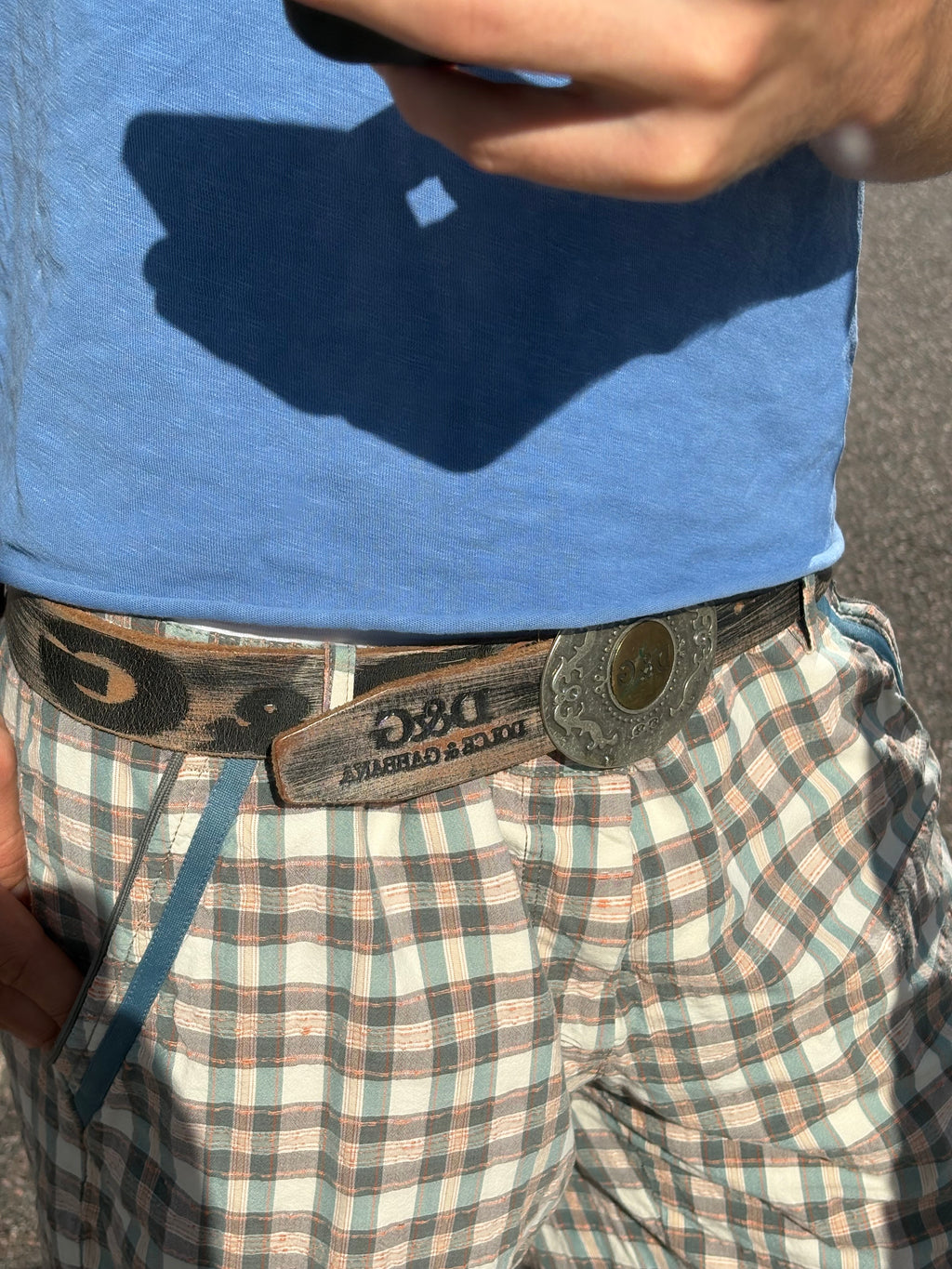 Dolce & Gabbana checkered shorts