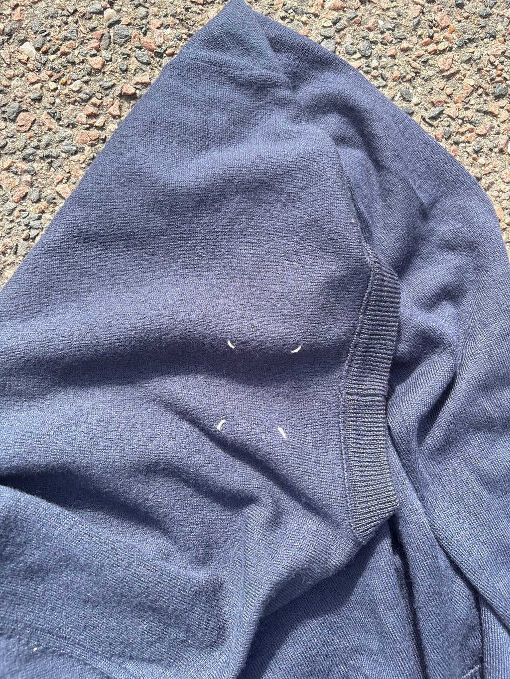 AW04 Martin Margiela navy sweater