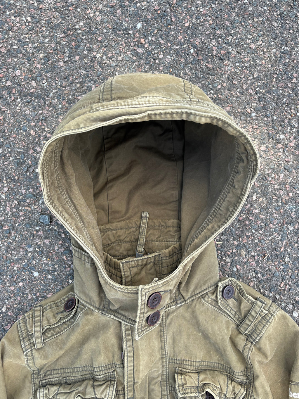 2000s Abercrombie military jacket