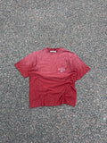 Acne studios faded red pocket tee