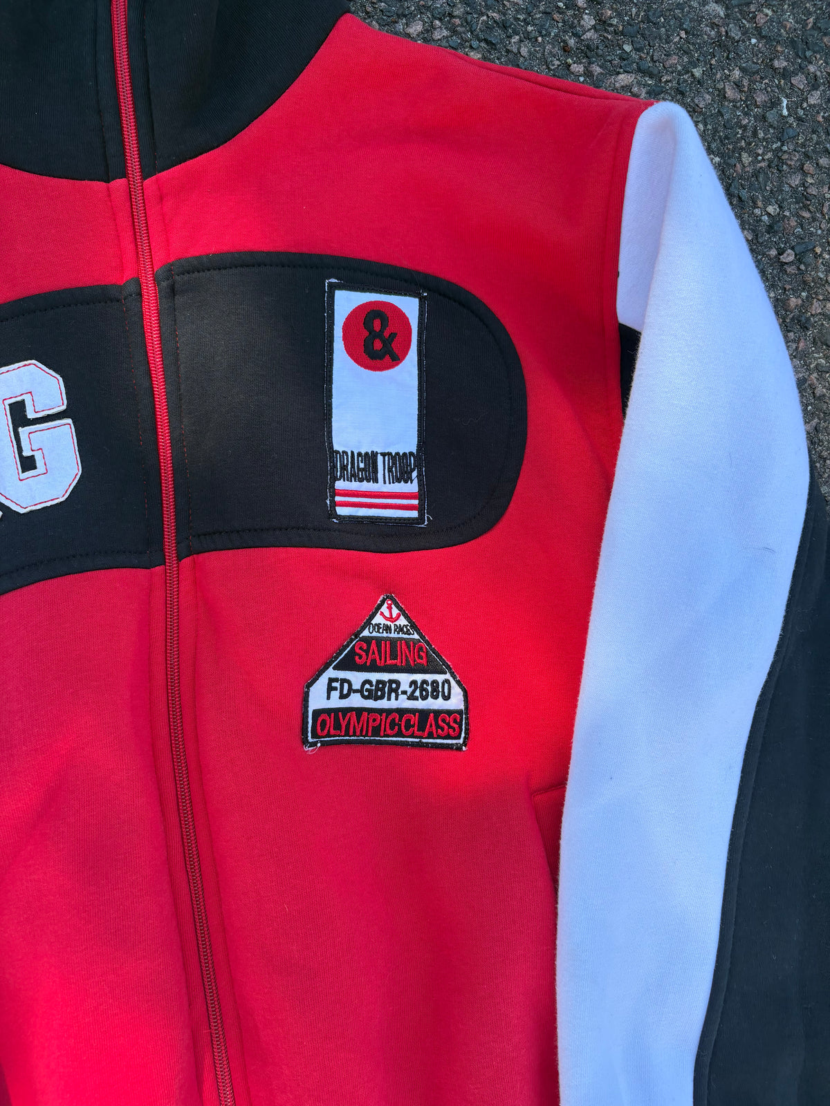 Vintage Dolce & Gabbana racer zip up