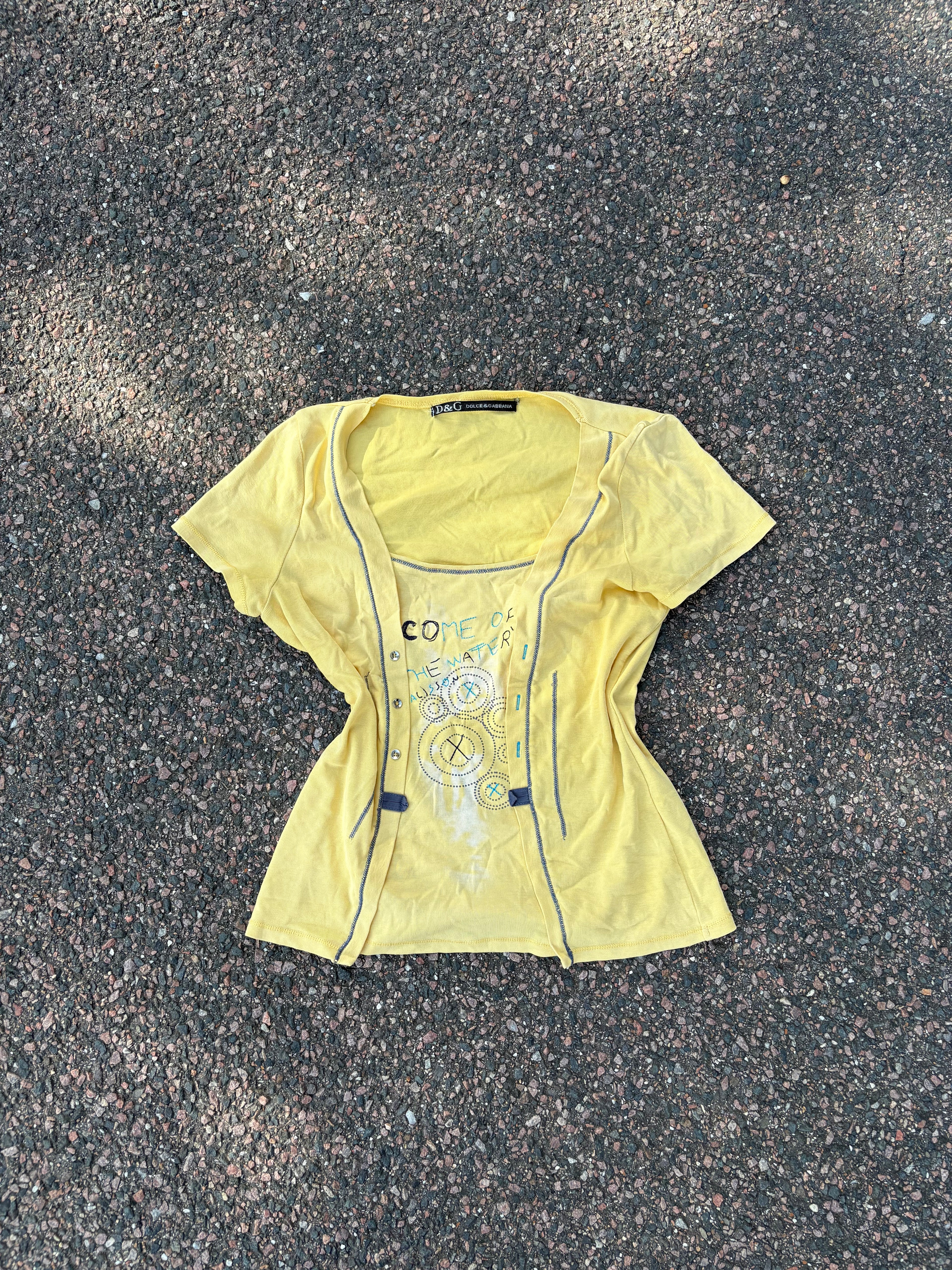 Dolce & Gabbana t shirt yellow