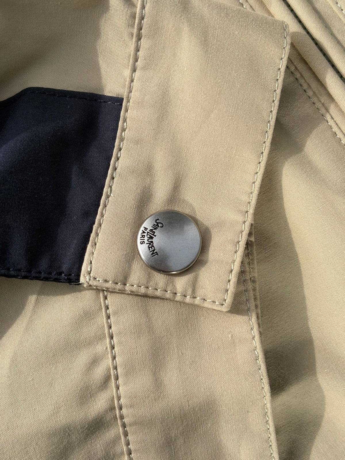 Saint Laurent track jacket beige