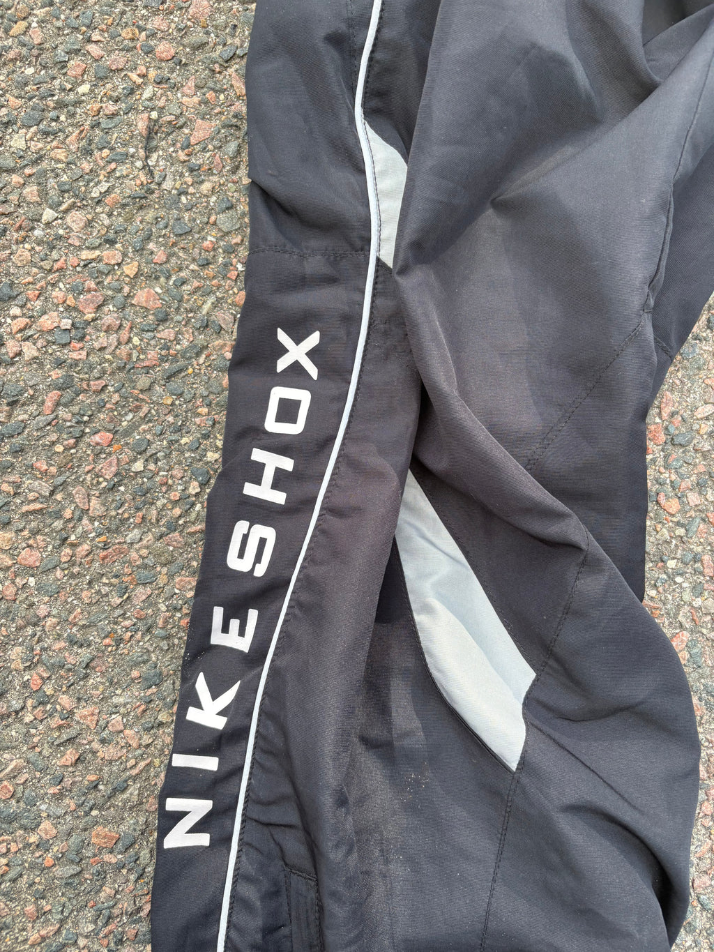 Nike shox Black track pants baggy