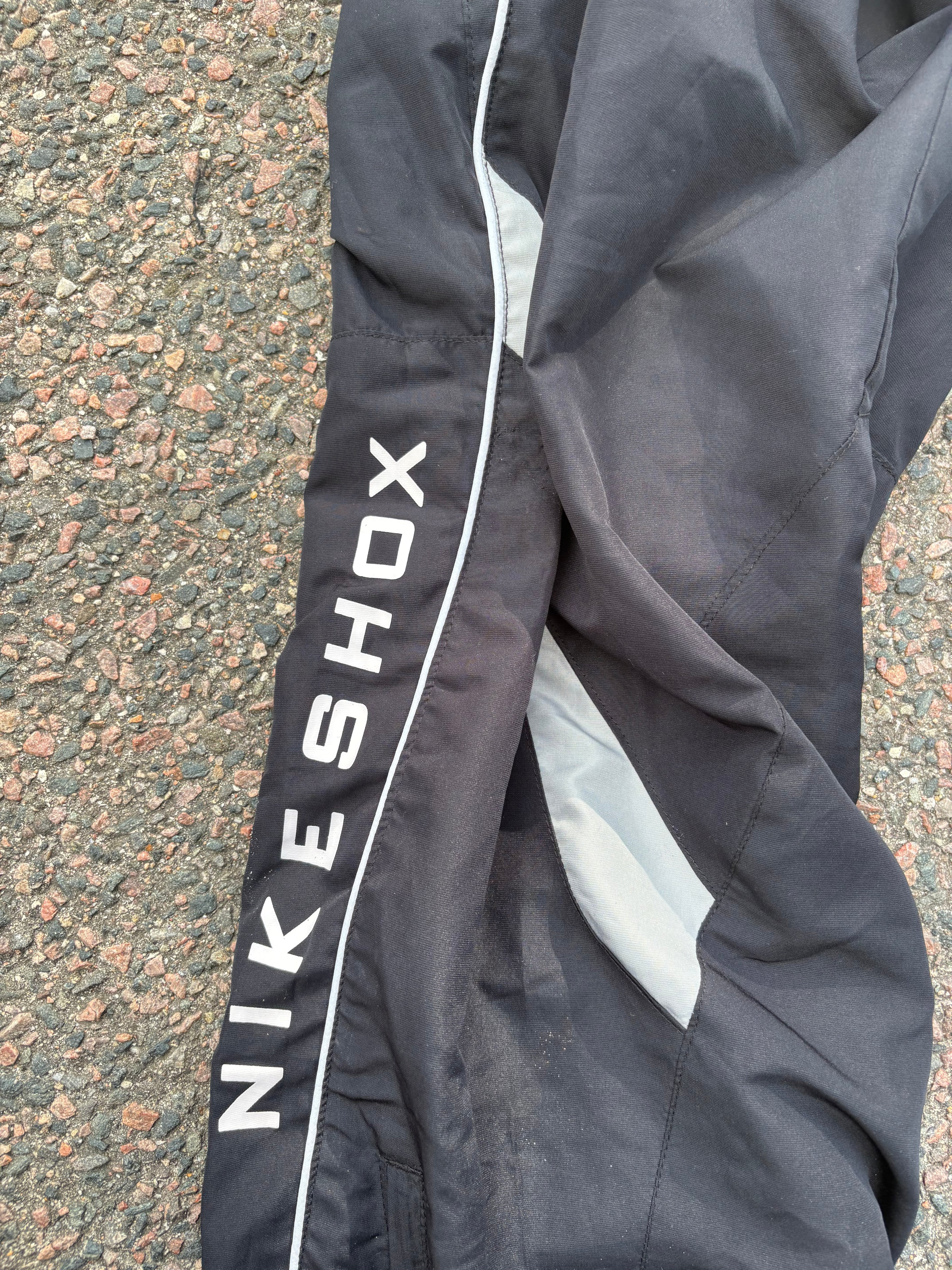 Nike shox Black track pants baggy