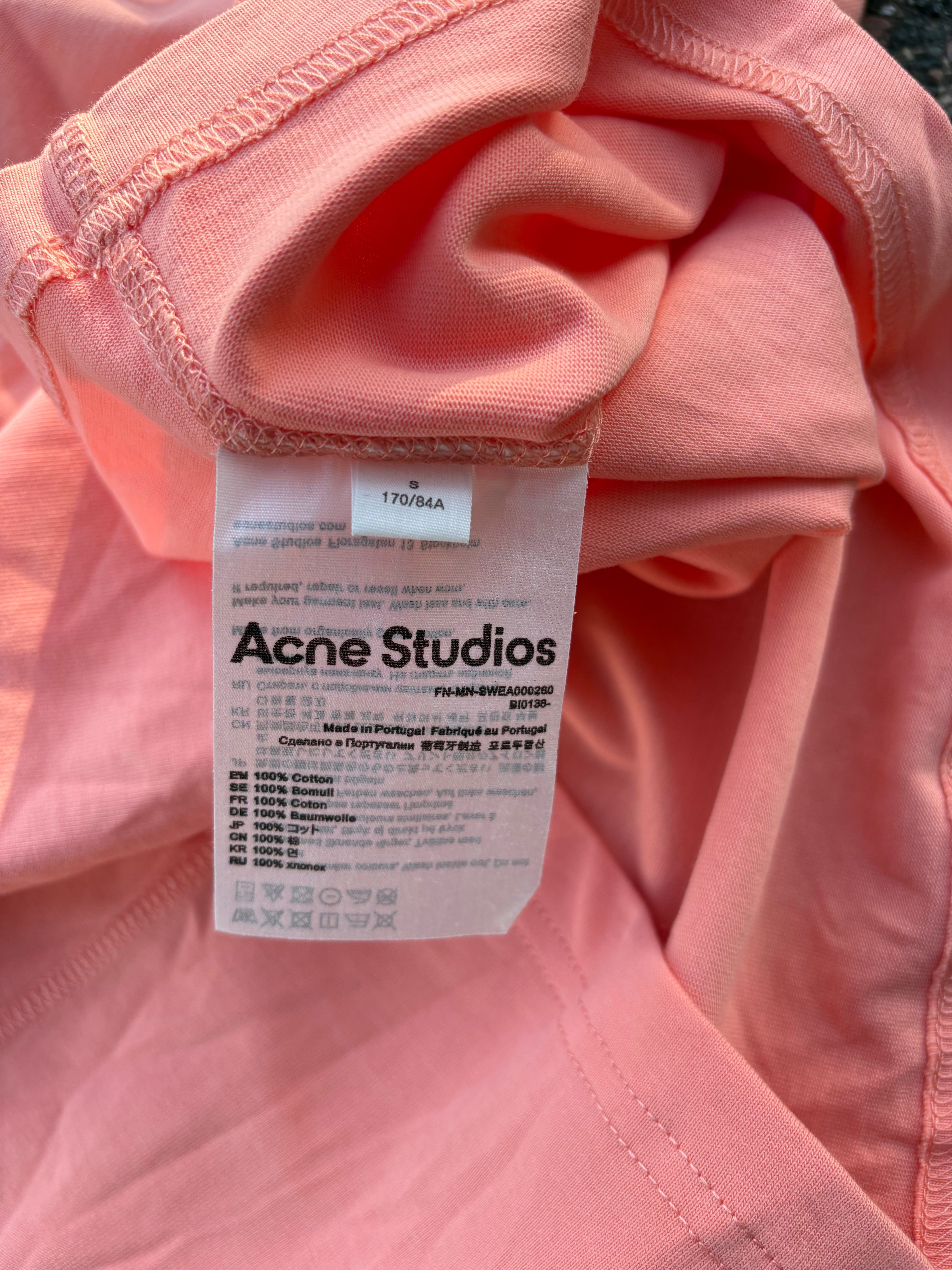 Acne studios small logo long sleeve