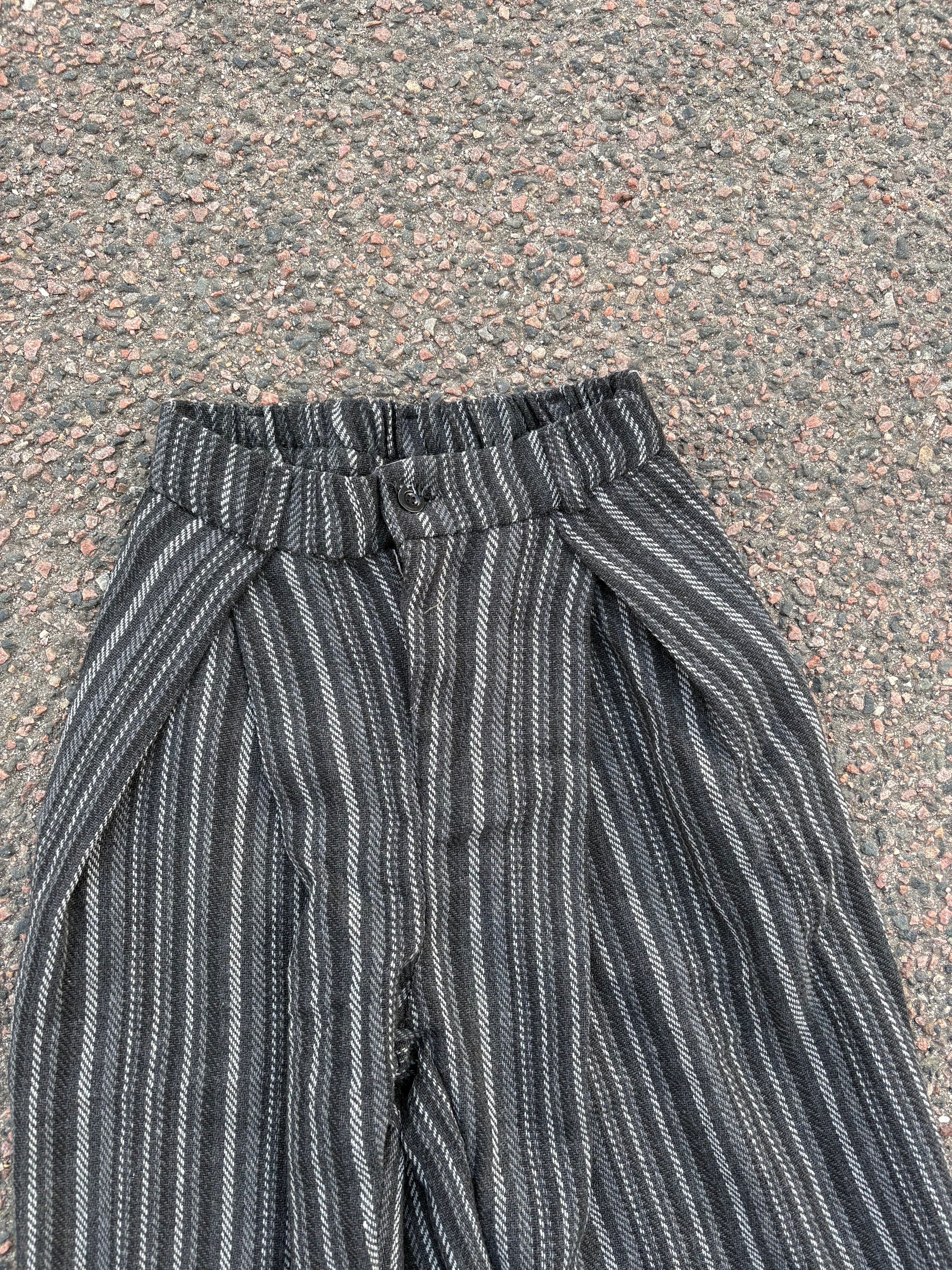 1990s Italian meditation pants striped