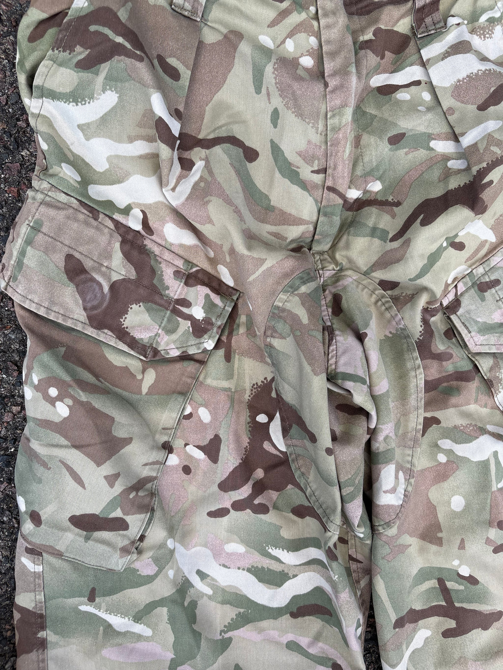 Vintage cargo military capri pants