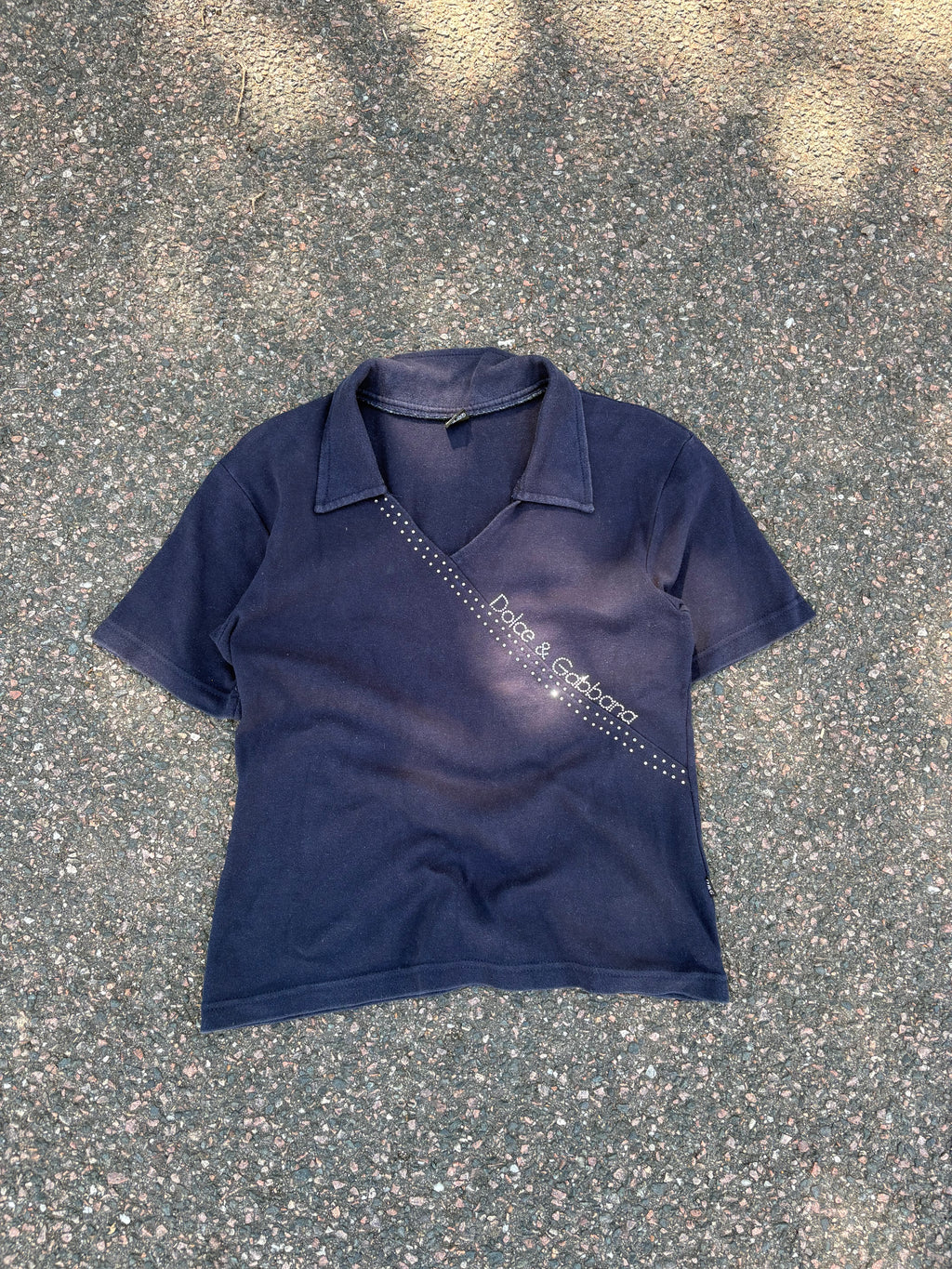 Dolce & Gabbana navy polo