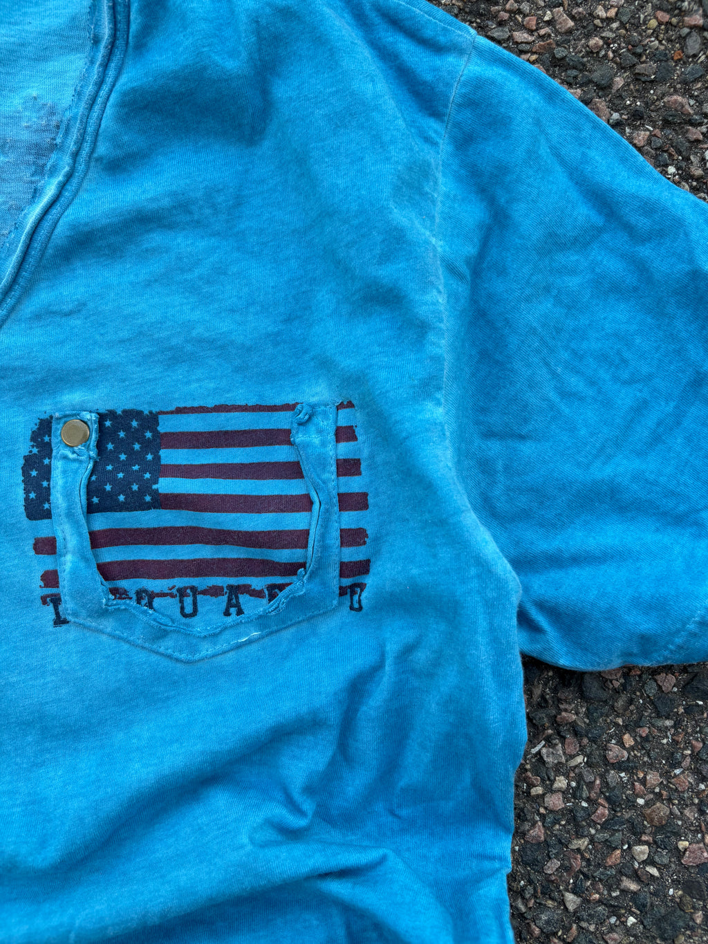 Dsquared vintage blue faded tee