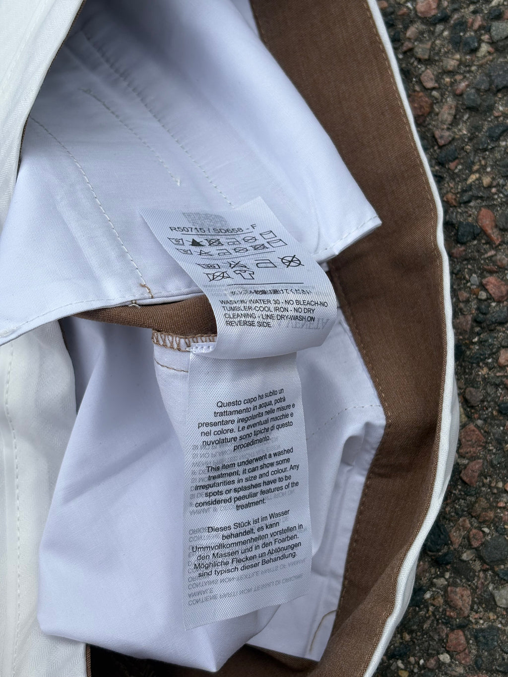Bottega Veneta White waistband suit pants
