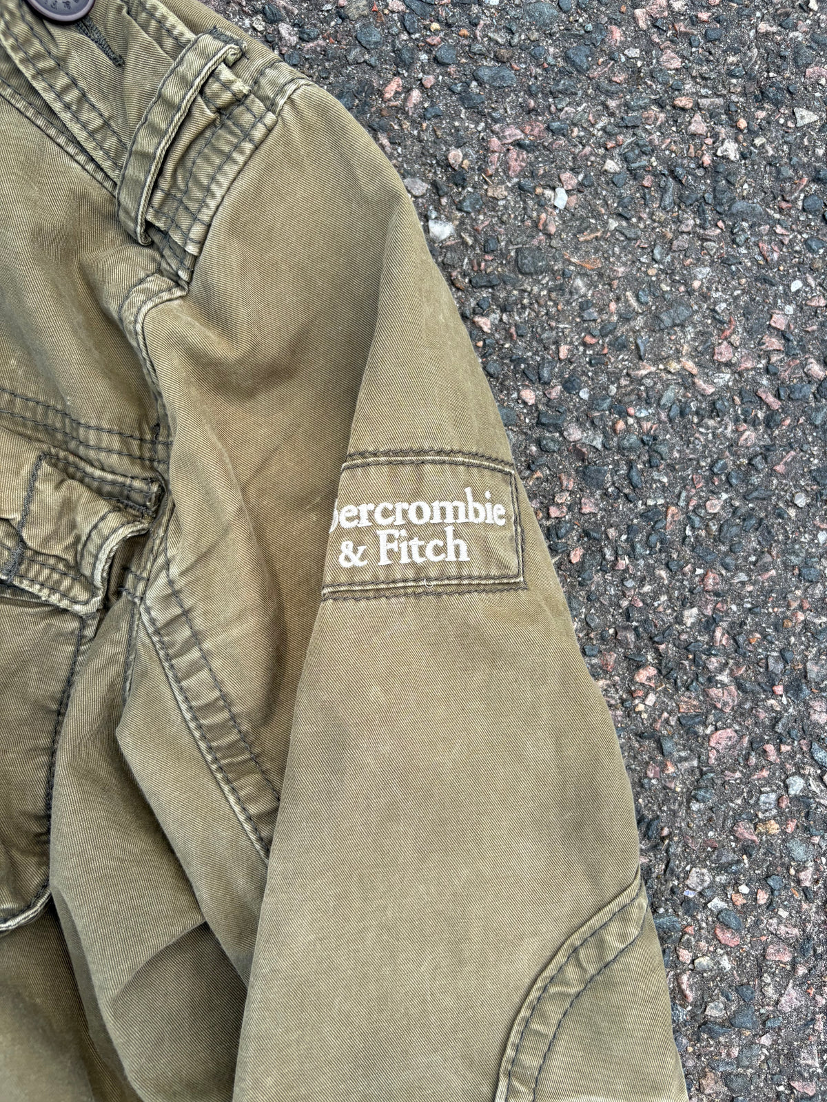2000s Abercrombie military jacket