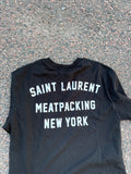 Saint Laurent meatpacking t shirt Black