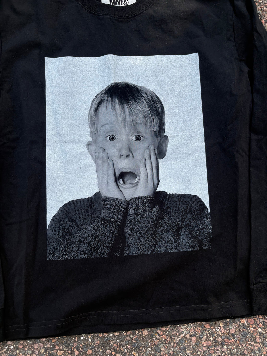 MM6 Maison Martin margiela 2015 Home alone long sleeve black