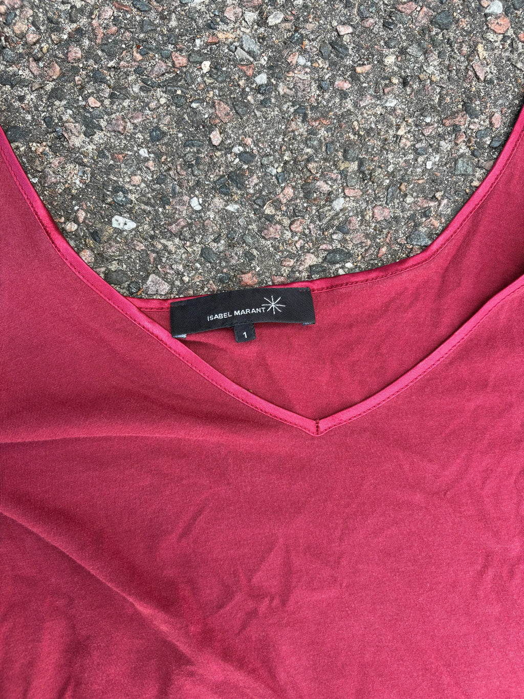 Isabel marant vintage top red