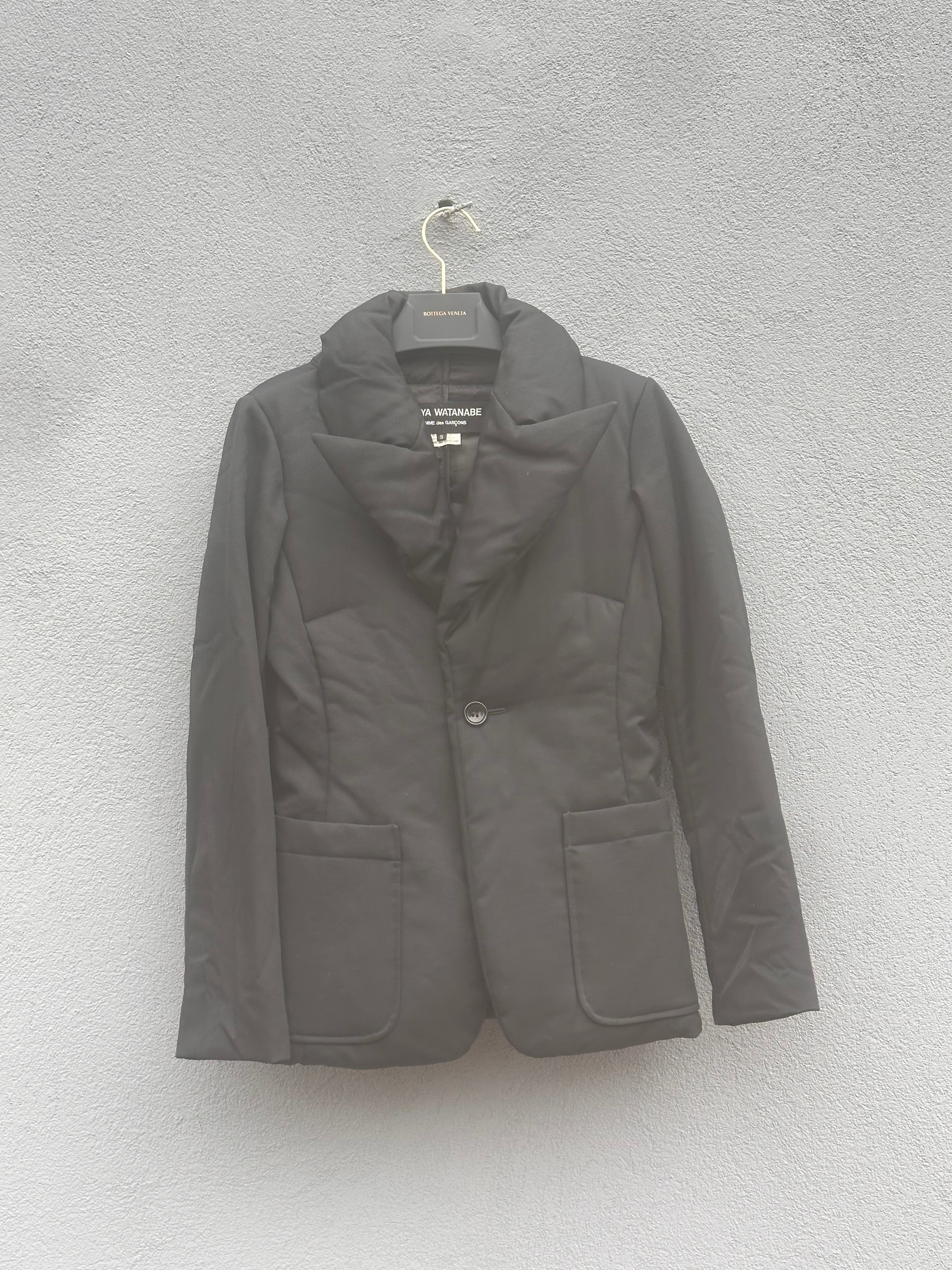 Junya watanabe runway 2004 puffer blazer black
