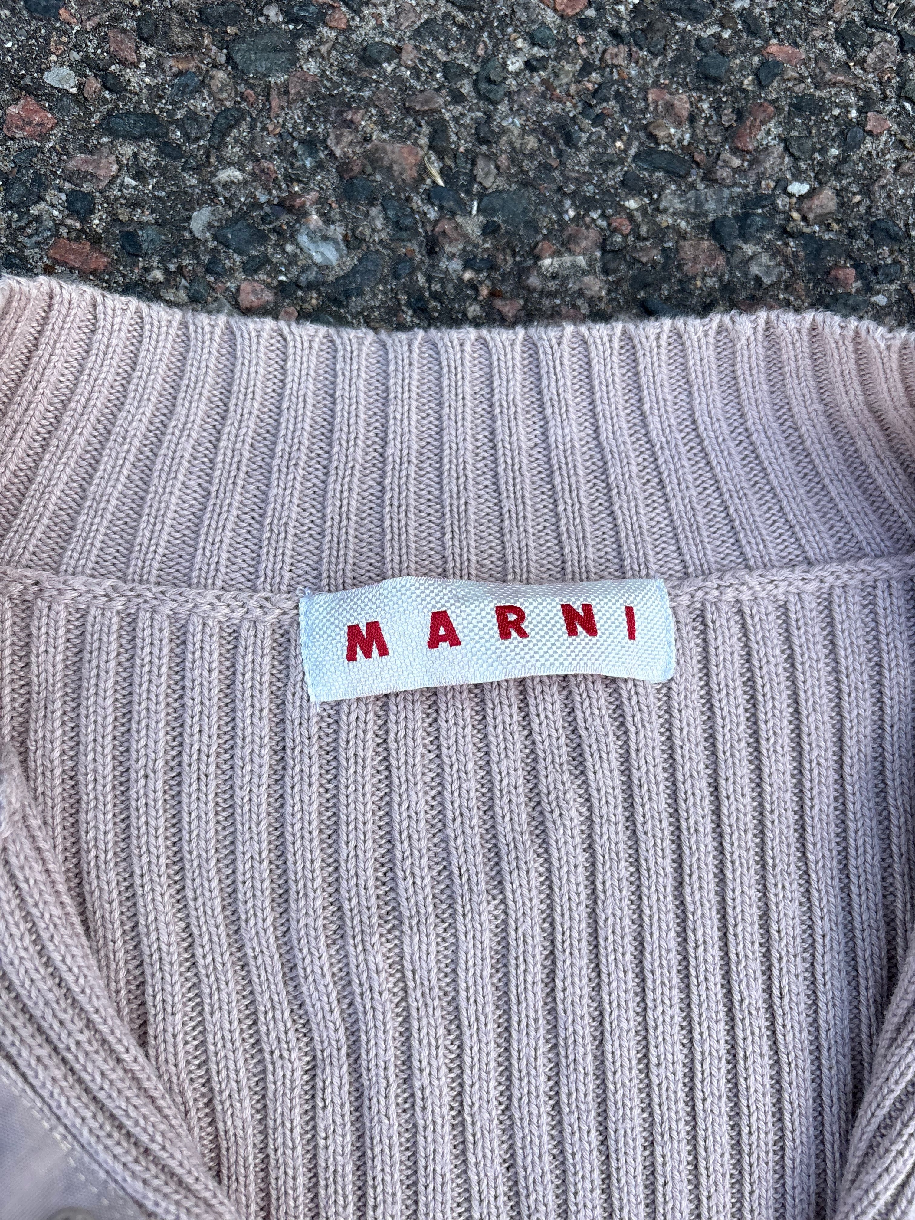 Marni knit button up