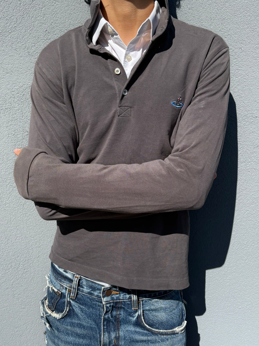 Vivienne westwood gray long sleeve