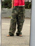 Balenciaga washed Camo cargo pants
