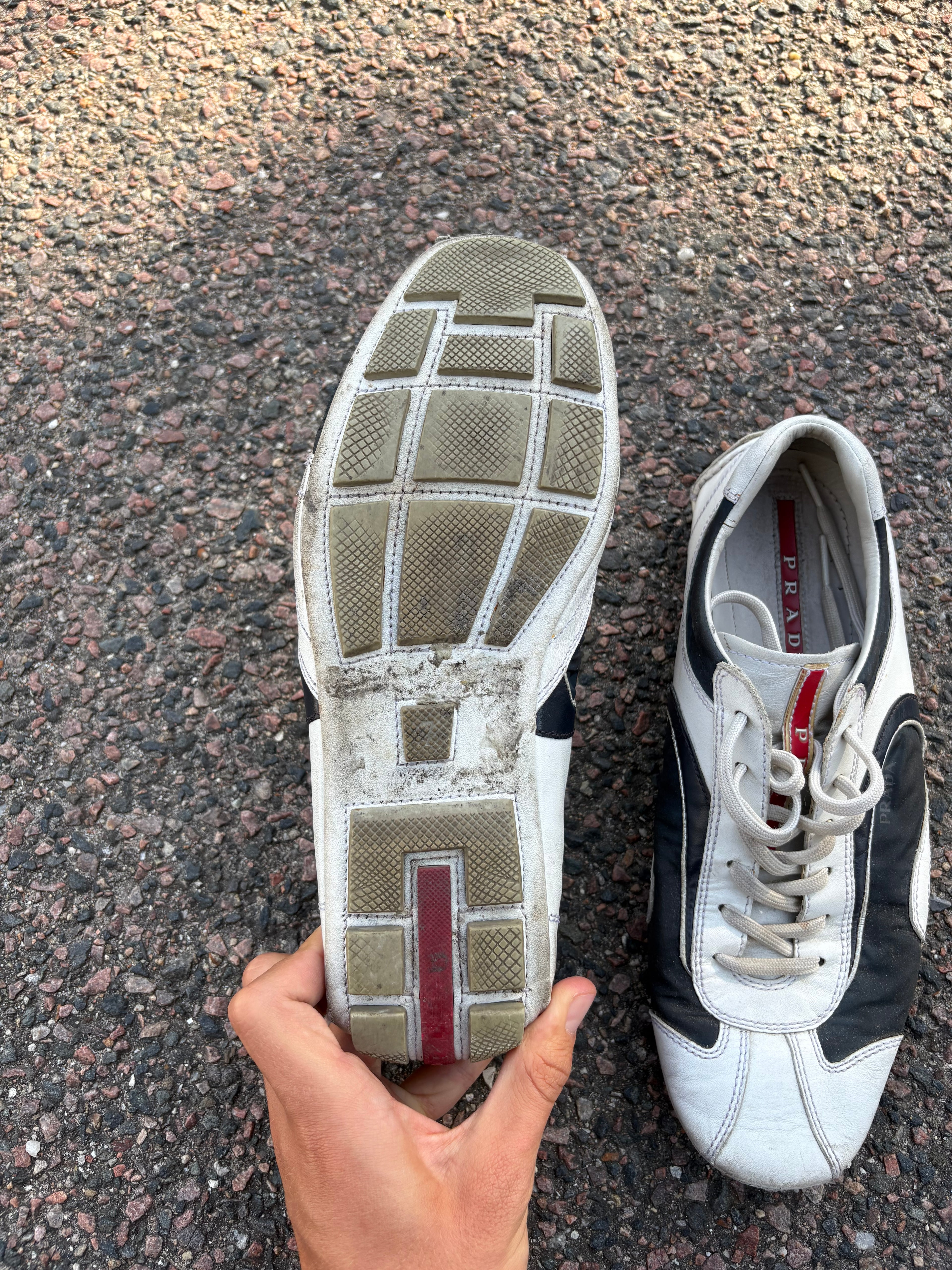 Prada vintage 05 monte carlo white/navy