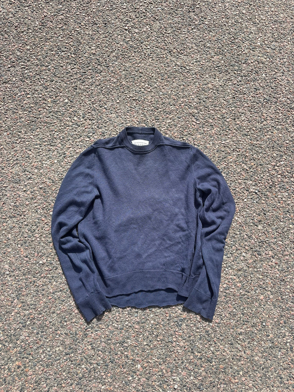 AW04 Martin Margiela navy sweater