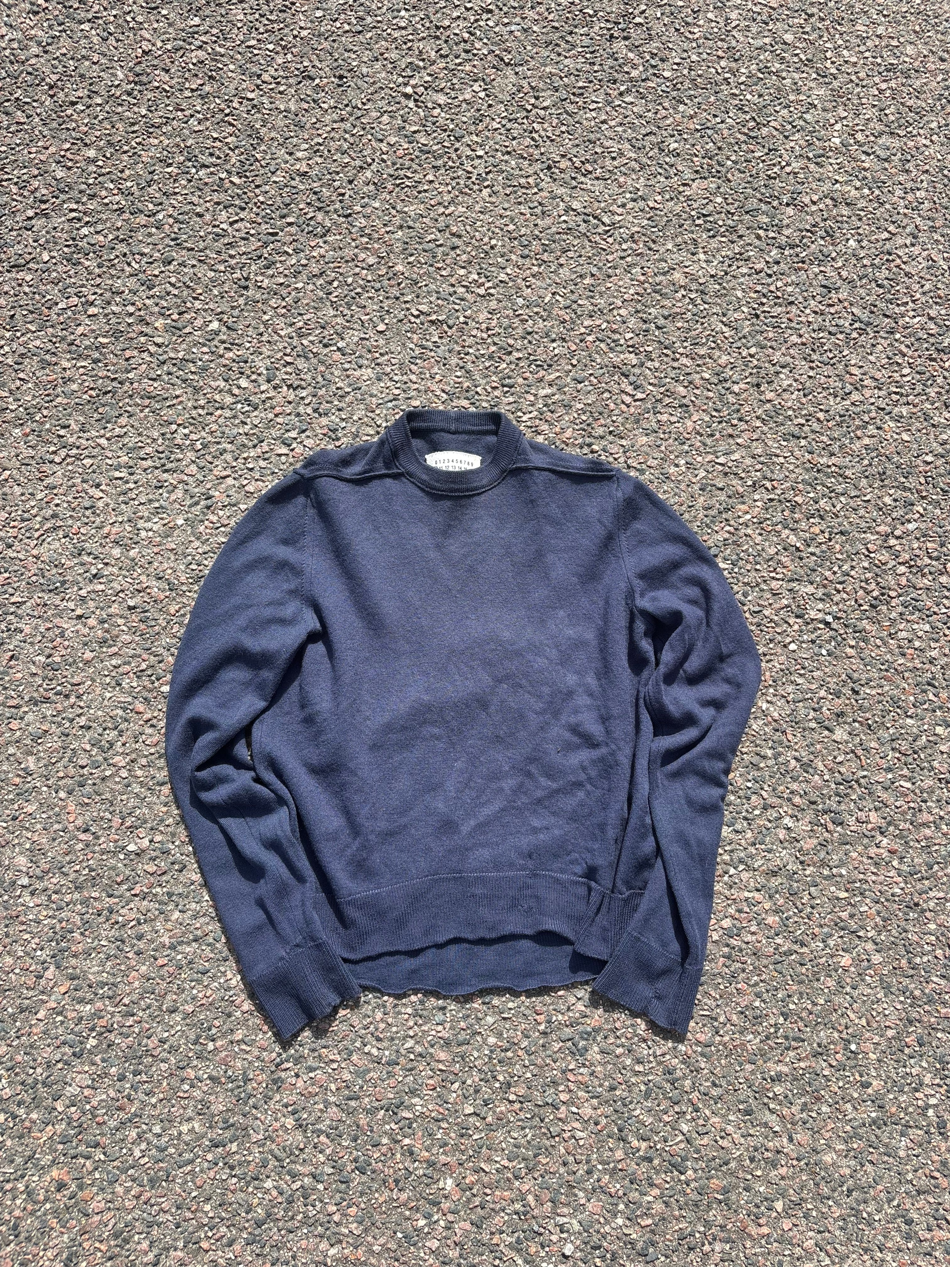 AW04 Martin Margiela navy sweater