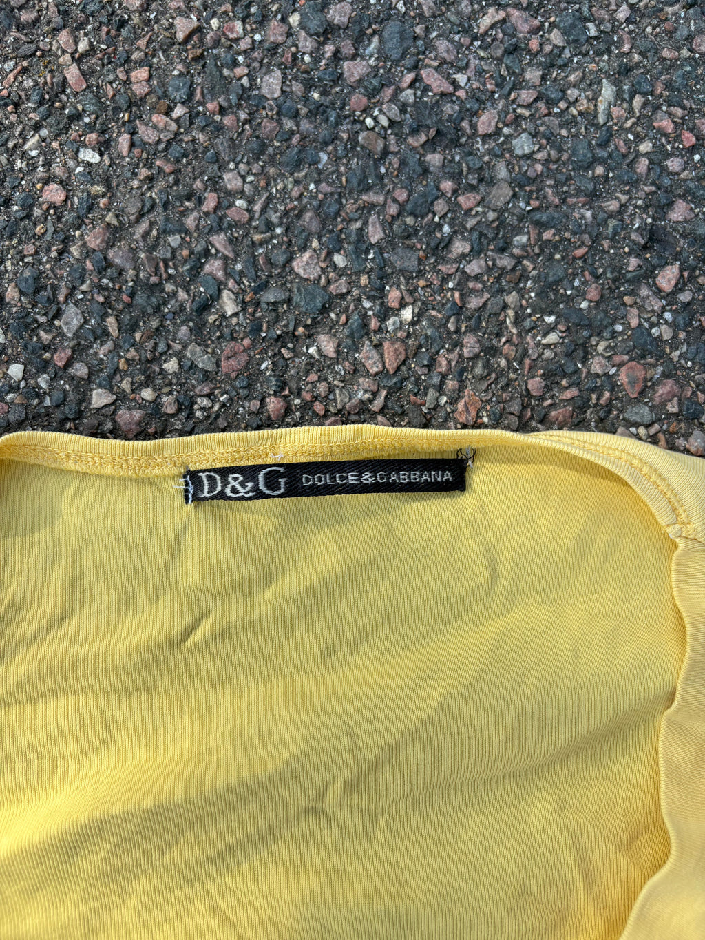 Dolce & Gabbana t shirt yellow