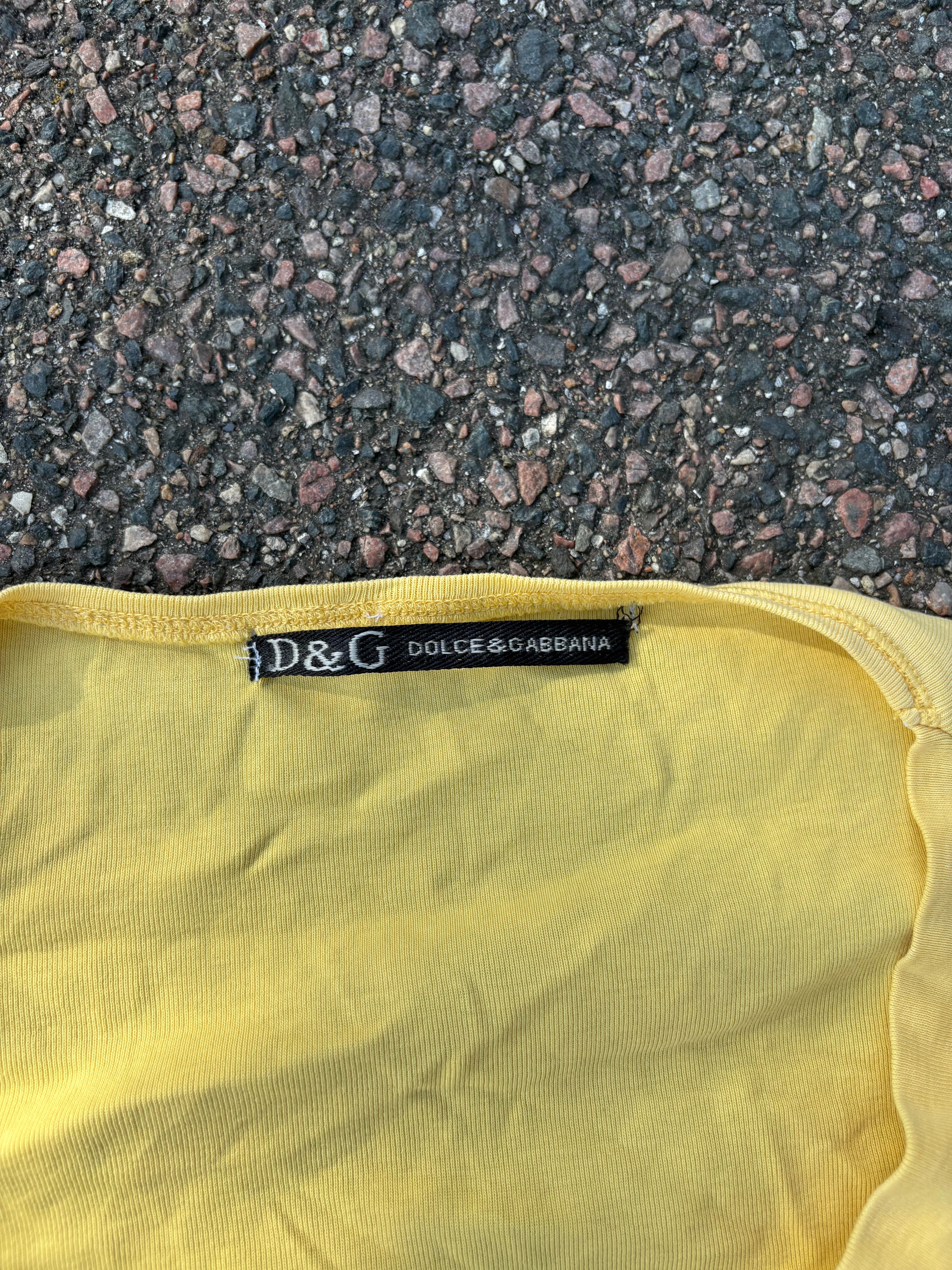 Dolce & Gabbana t shirt yellow