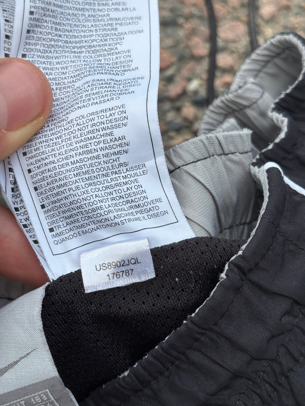 Nike shox Black track pants baggy