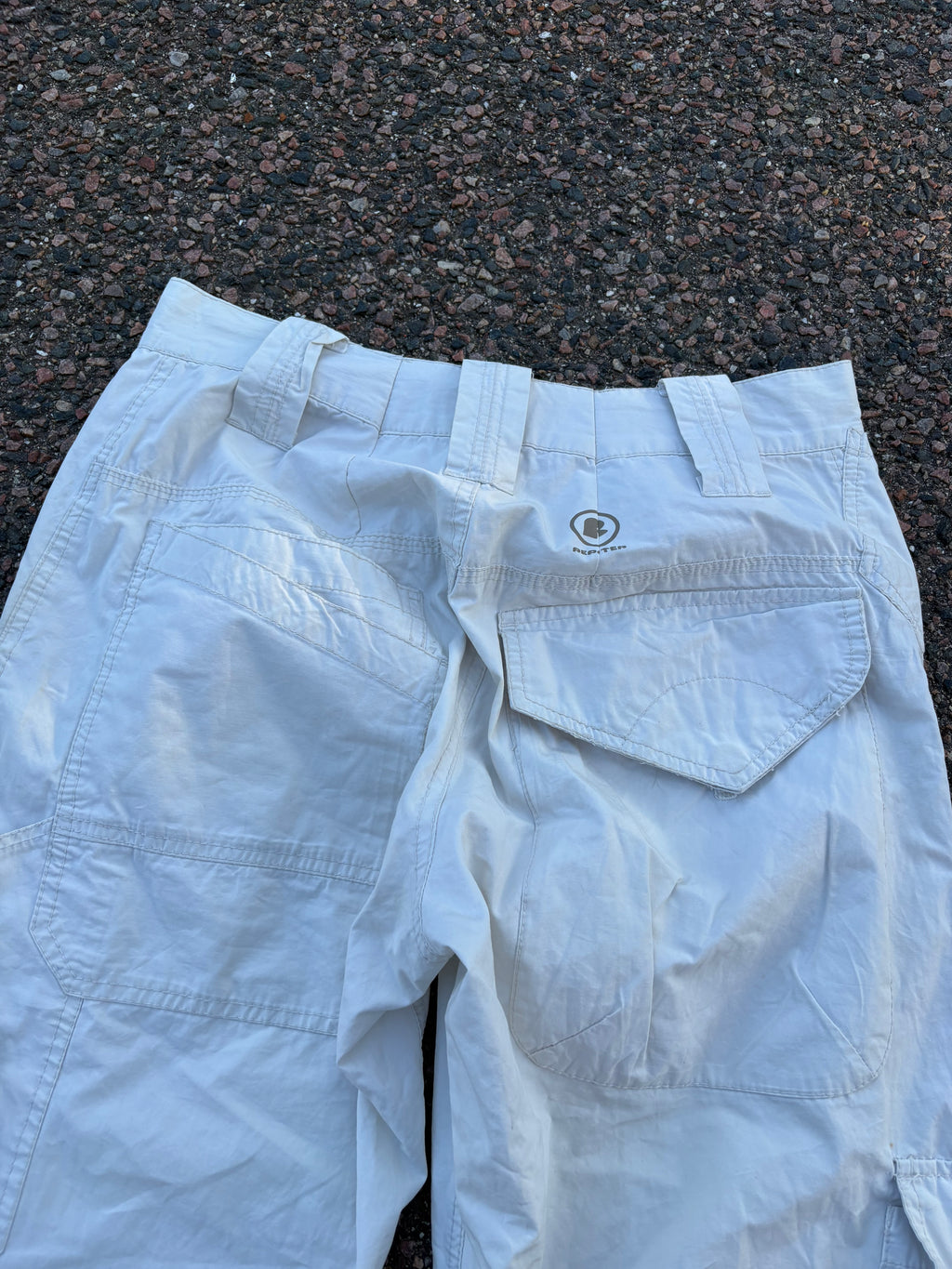 Vintage white capris