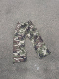 Non brand vintage camo nylon track pants