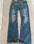 Vintage 2000s Abercrombie bootcut washed distressed jeans
