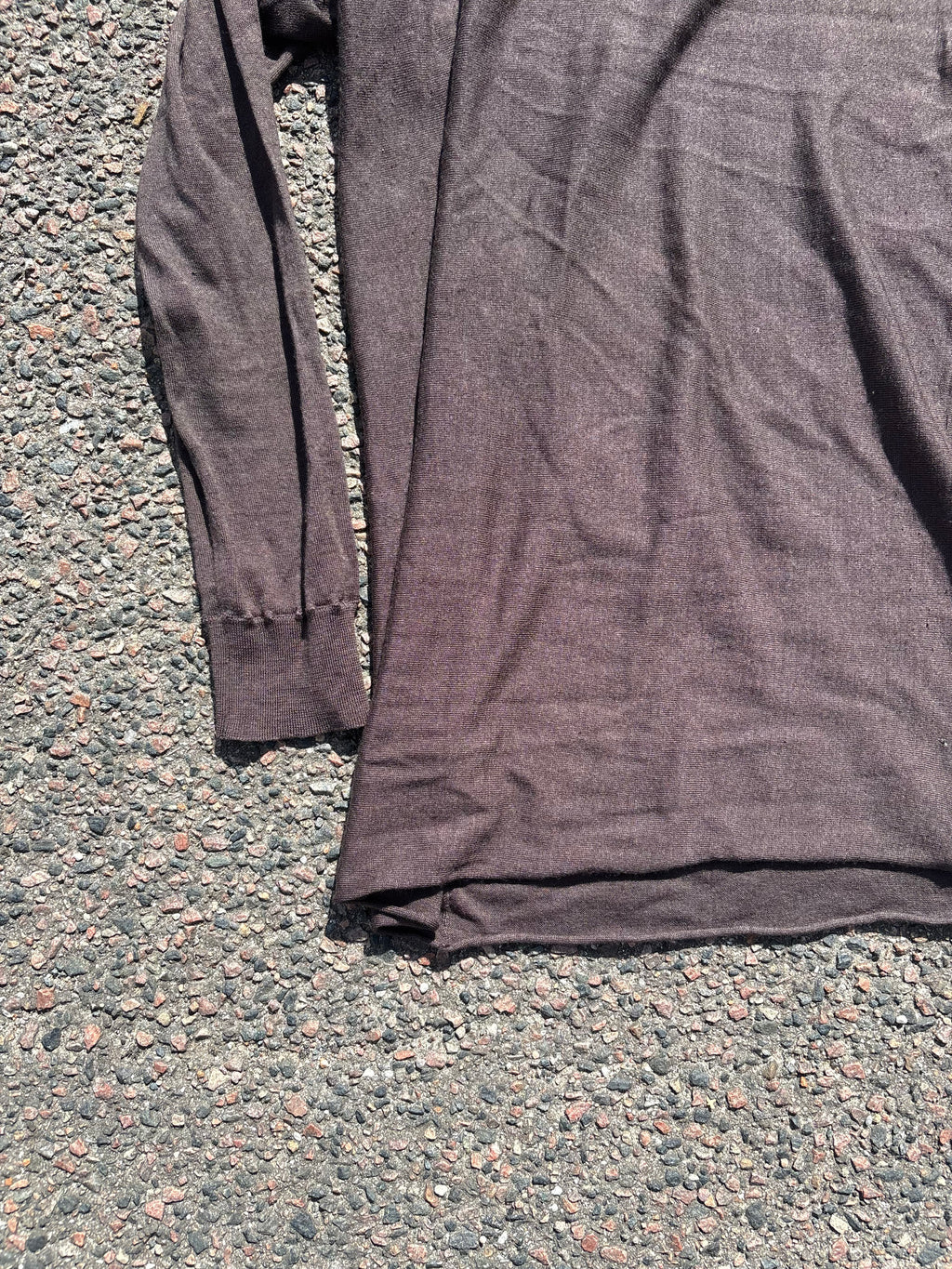 SS02 Martin Margiela brown dress
