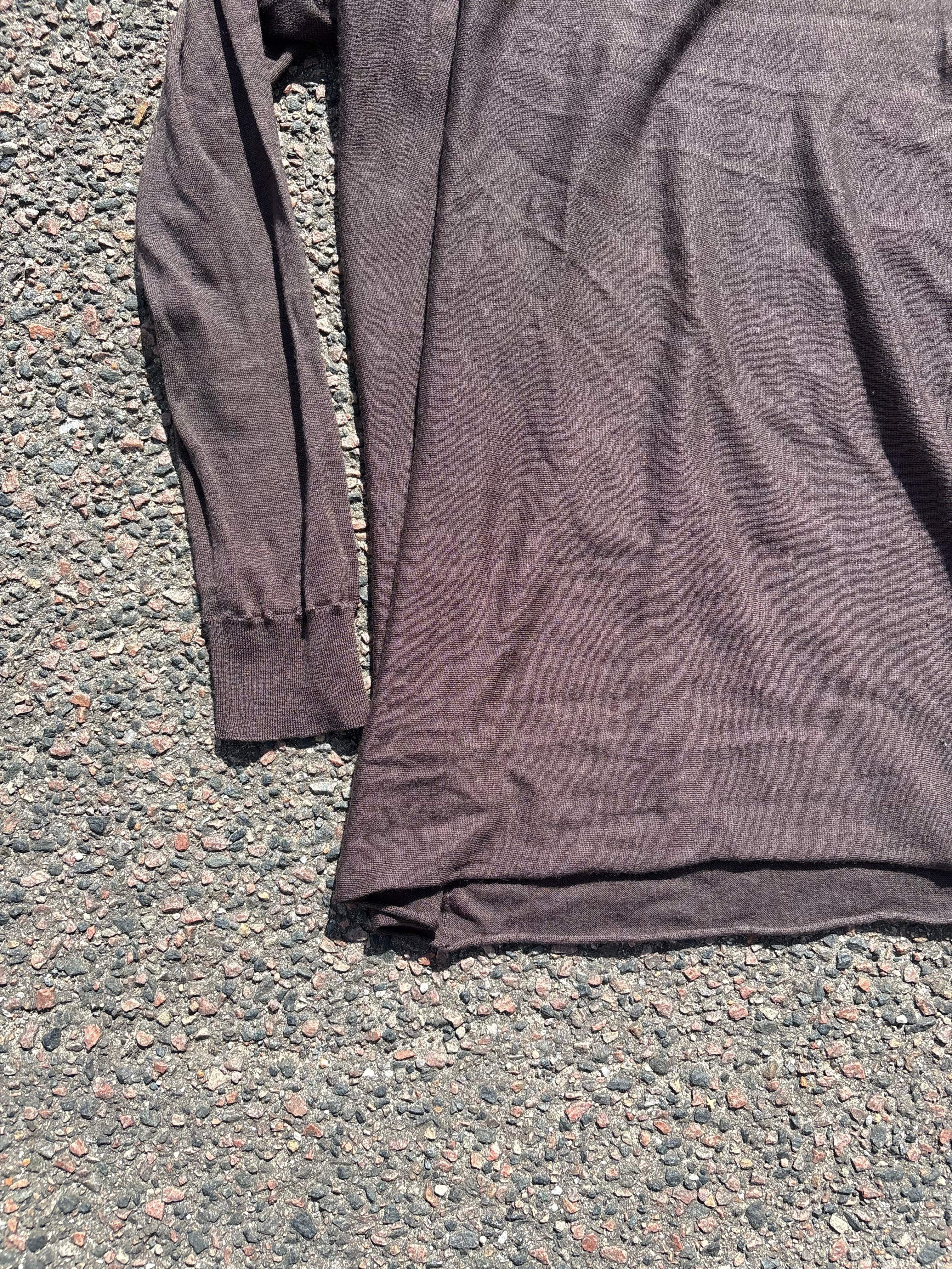 SS02 Martin Margiela brown dress