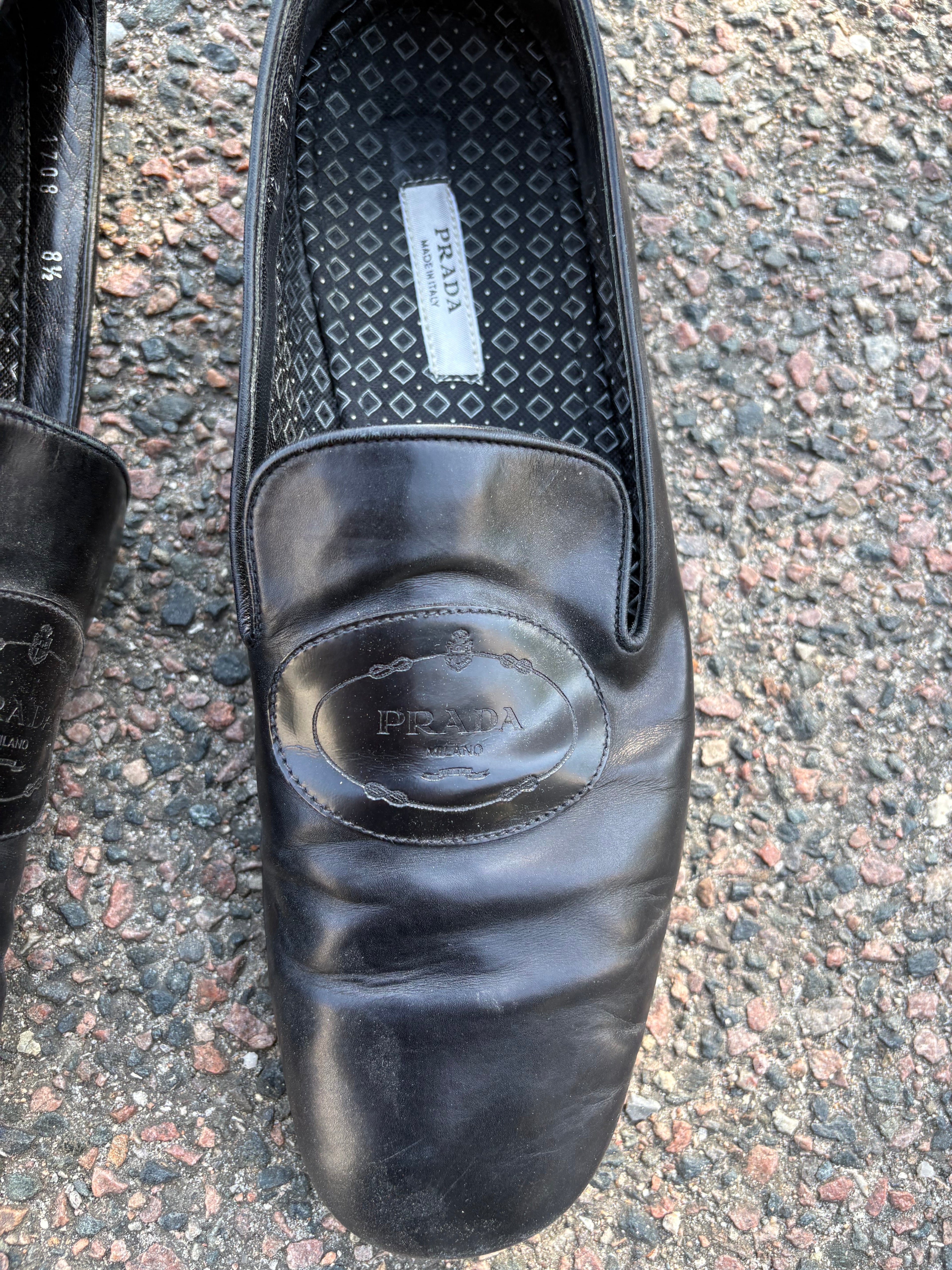 Prada Vintage 2000s flats black