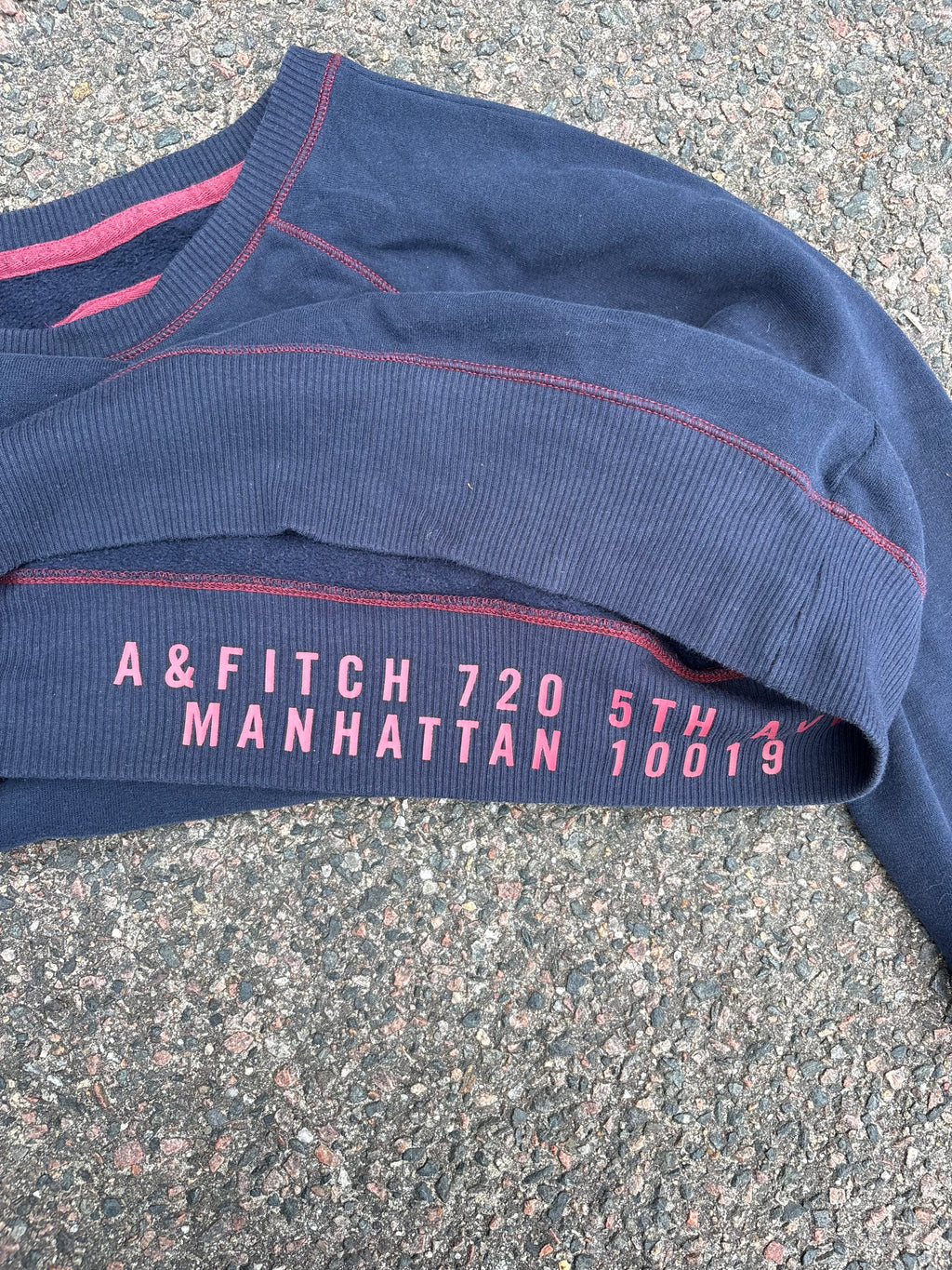 Vintage Abercrombie navy sweater